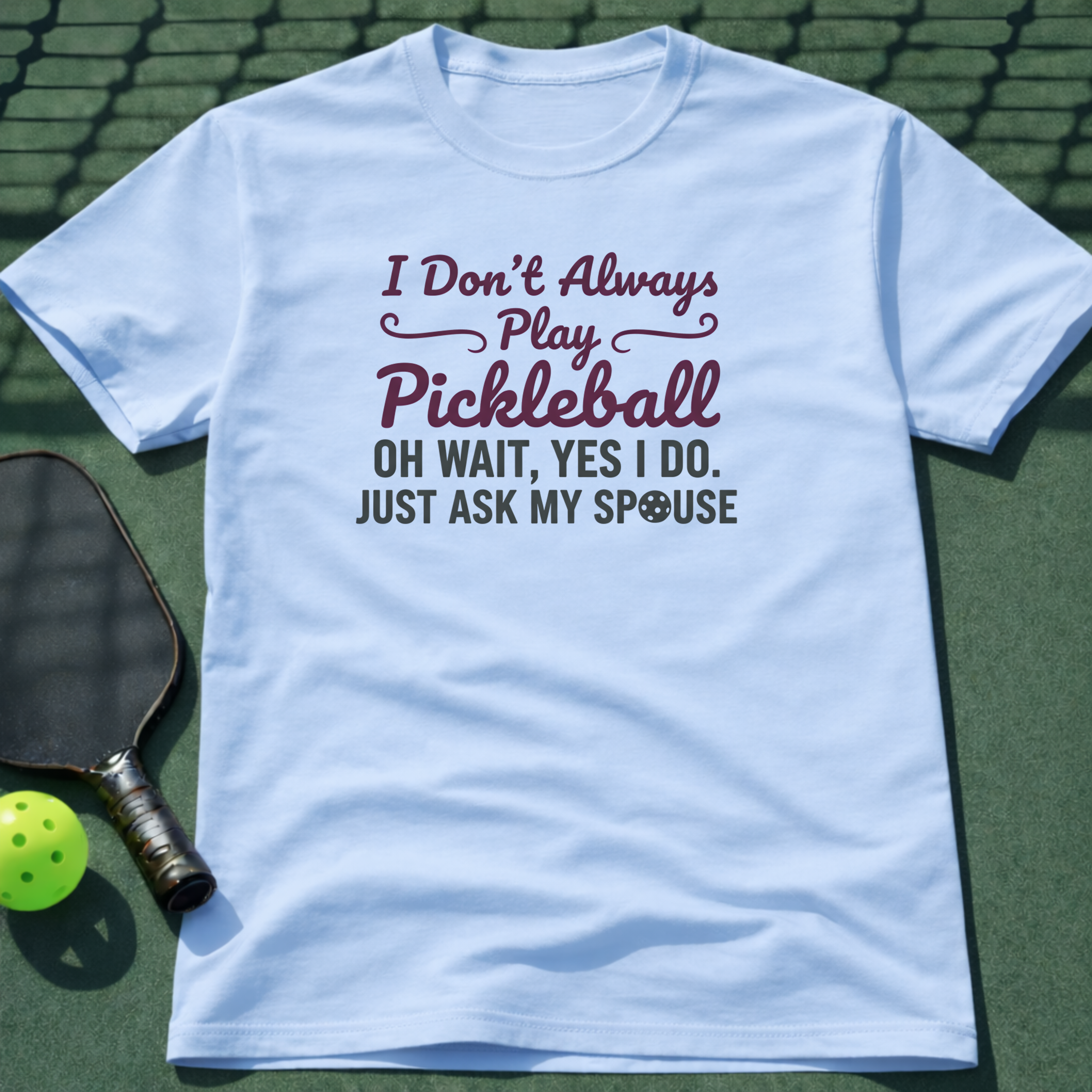 I Don't Always Play Pickleball T-Shirt