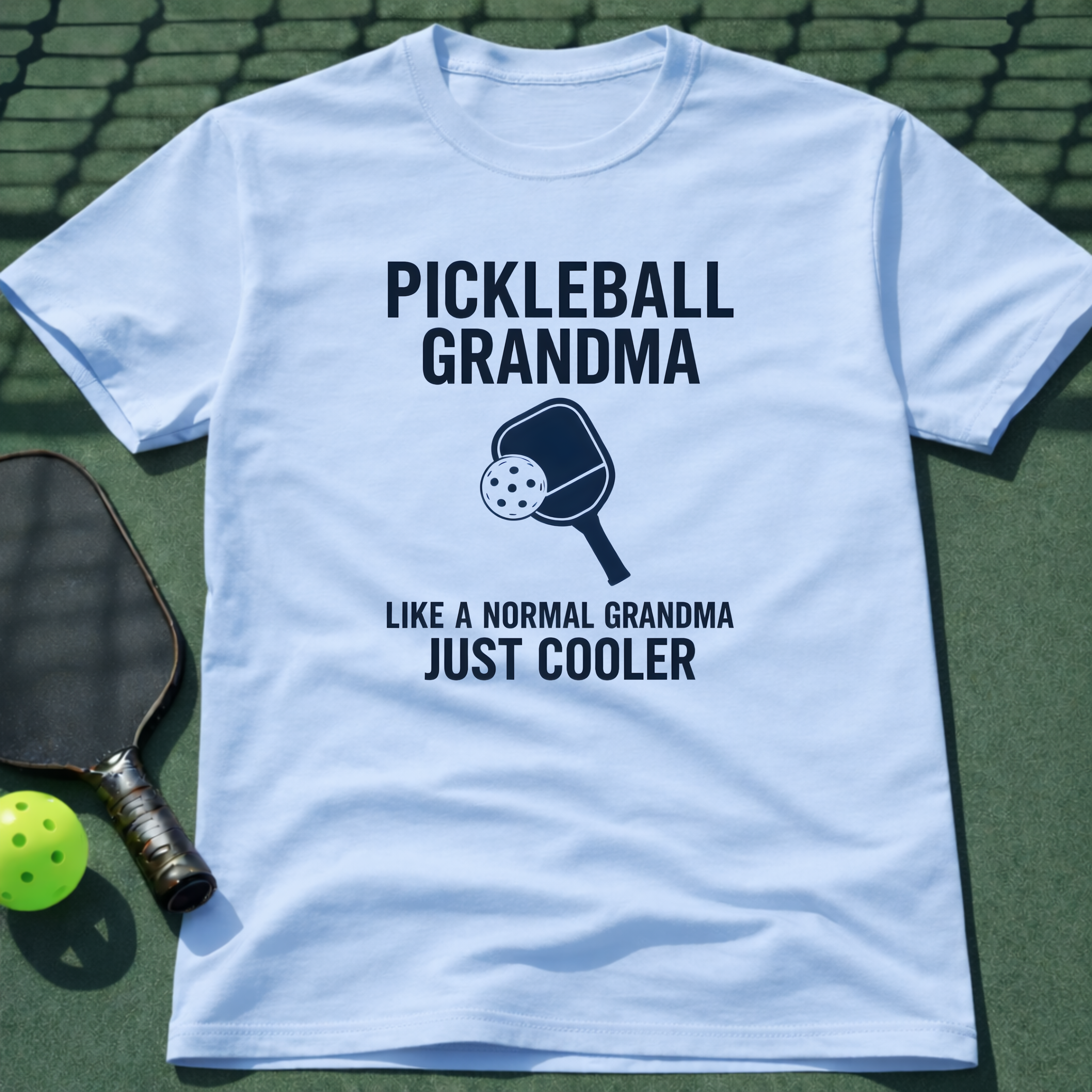 Pickleball Grandma Just Like A Normal Grandma But Cooler T-Shirt