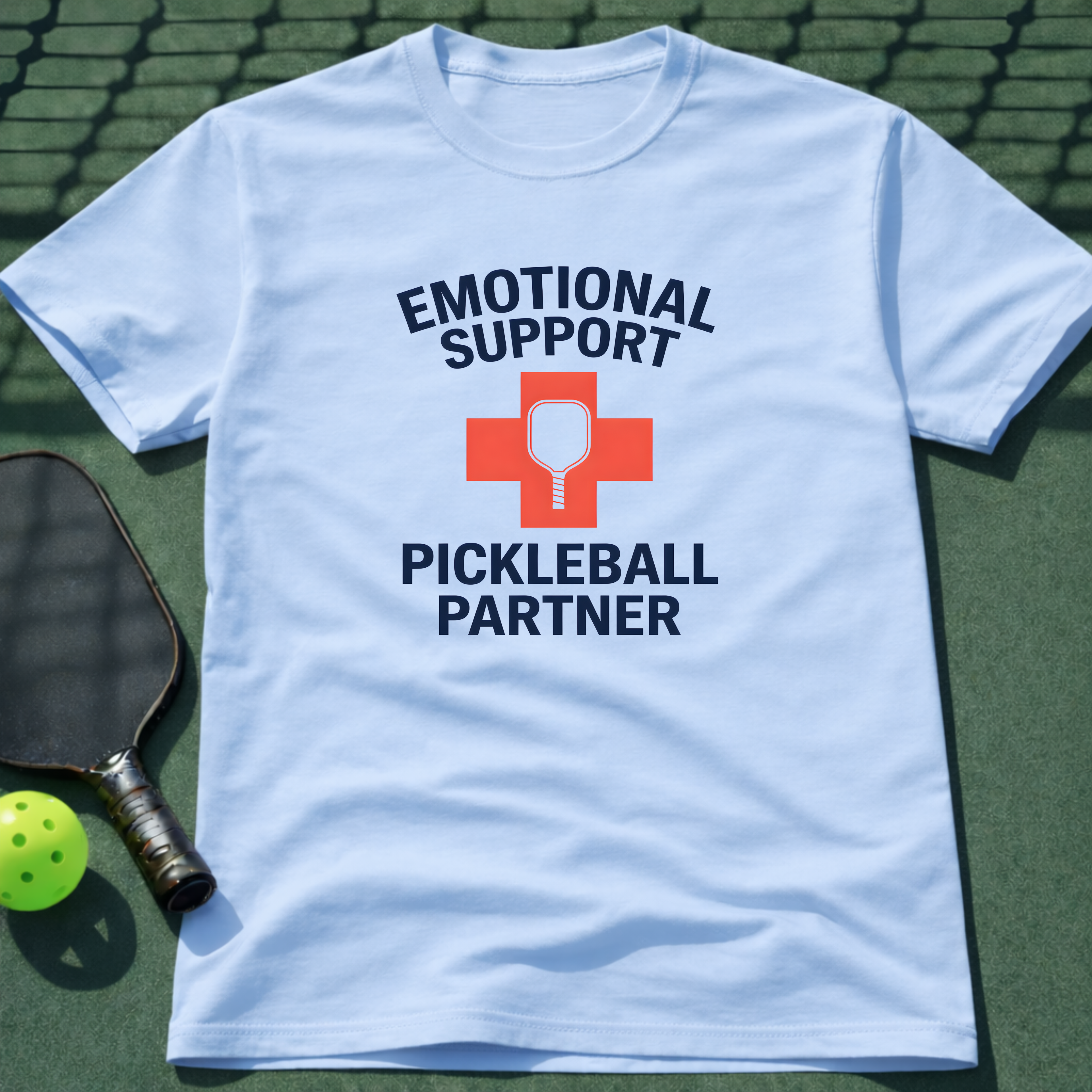 Emotional Support Pickleball Partner T-Shirt