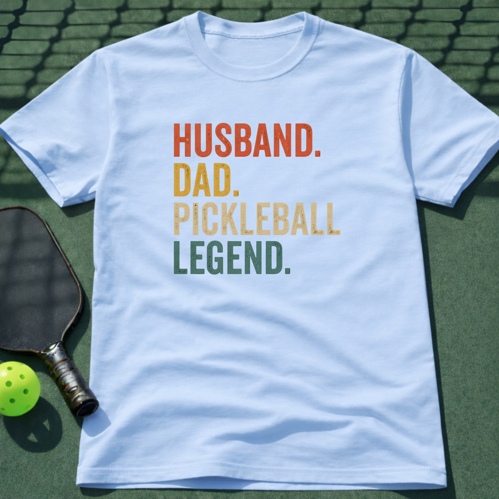 Husband. Dad. Pickleball Legend. T-Shirt