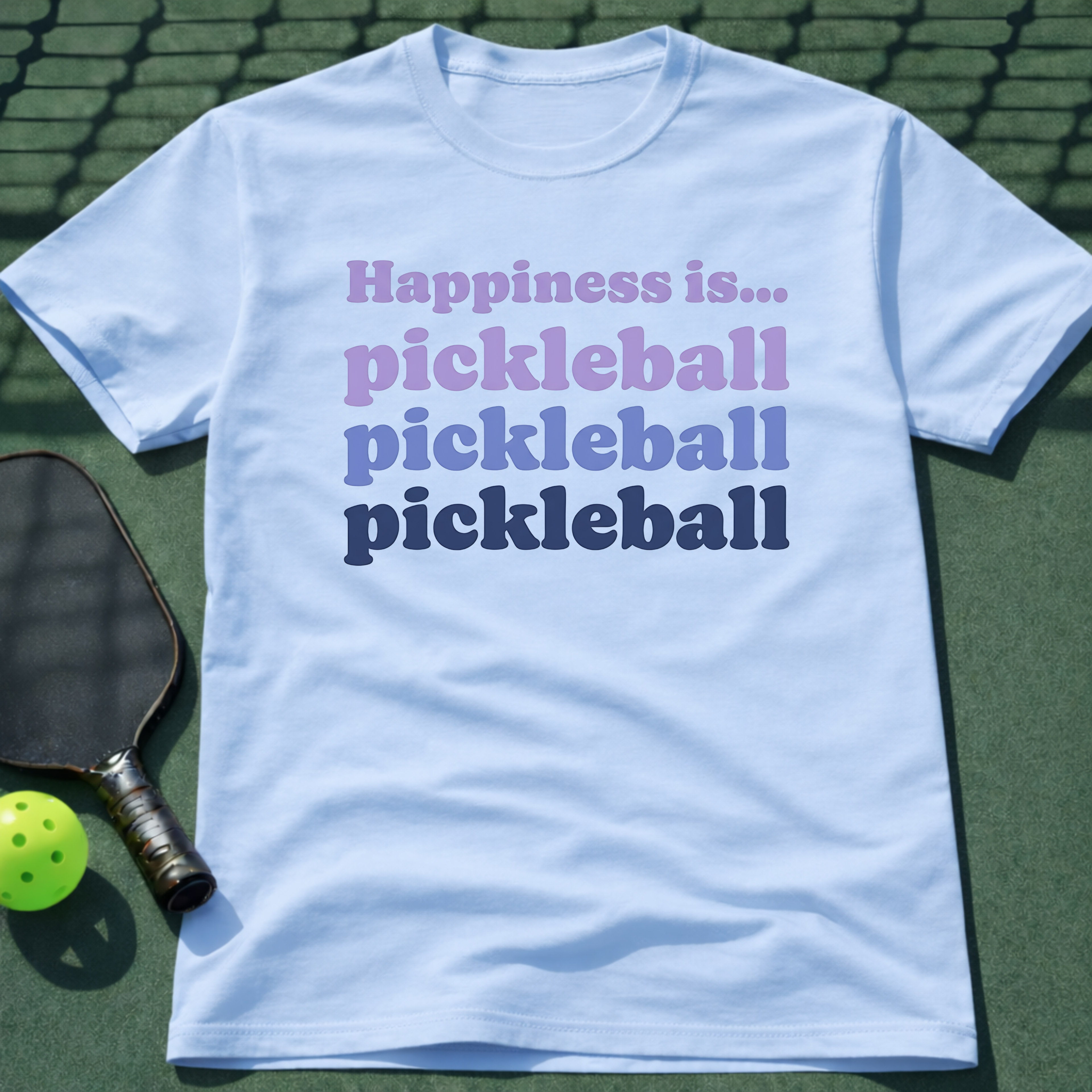 Happiness Is Pickleball T-Shirt