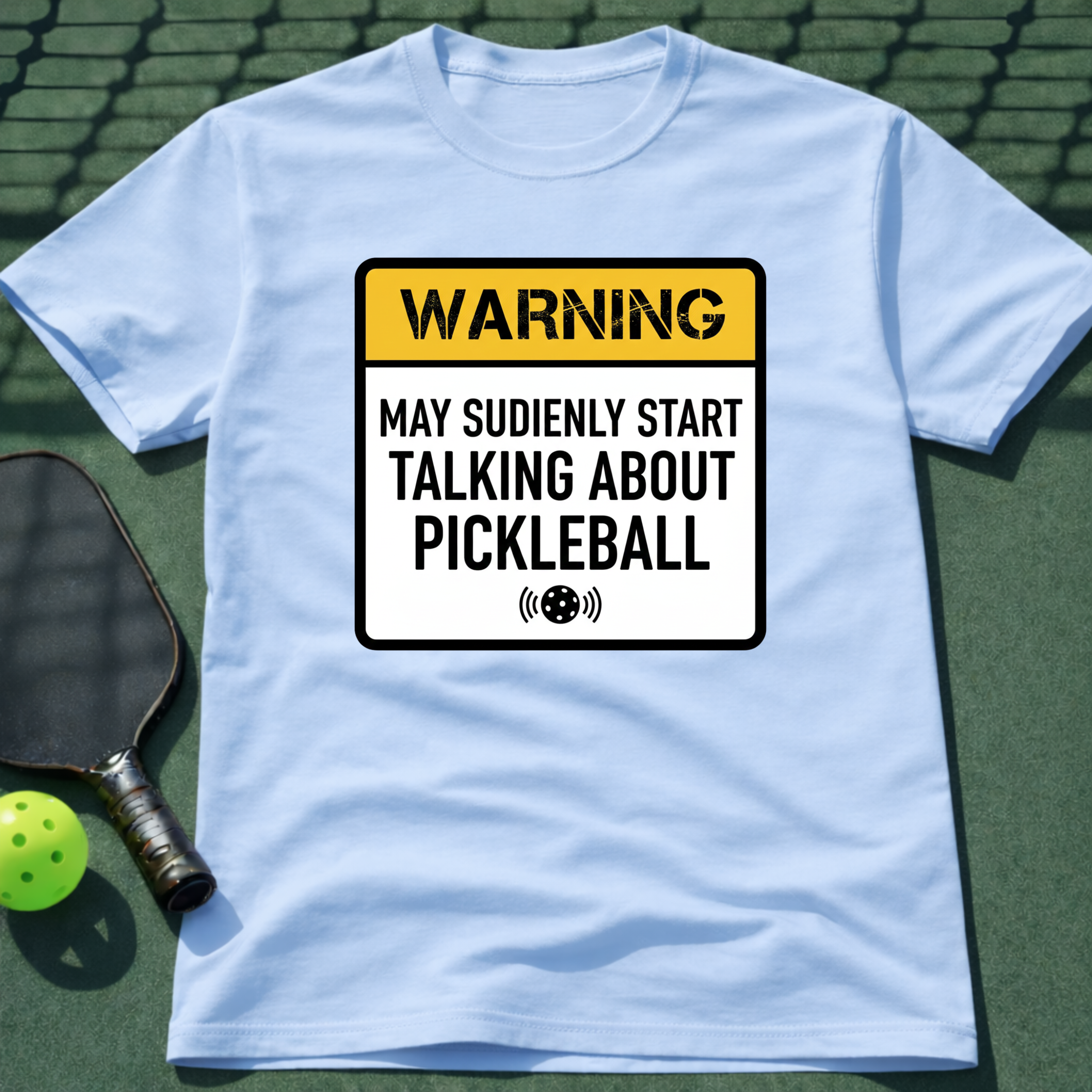 Warning: May Suddenly Start Talking About Pickleball T-Shirt