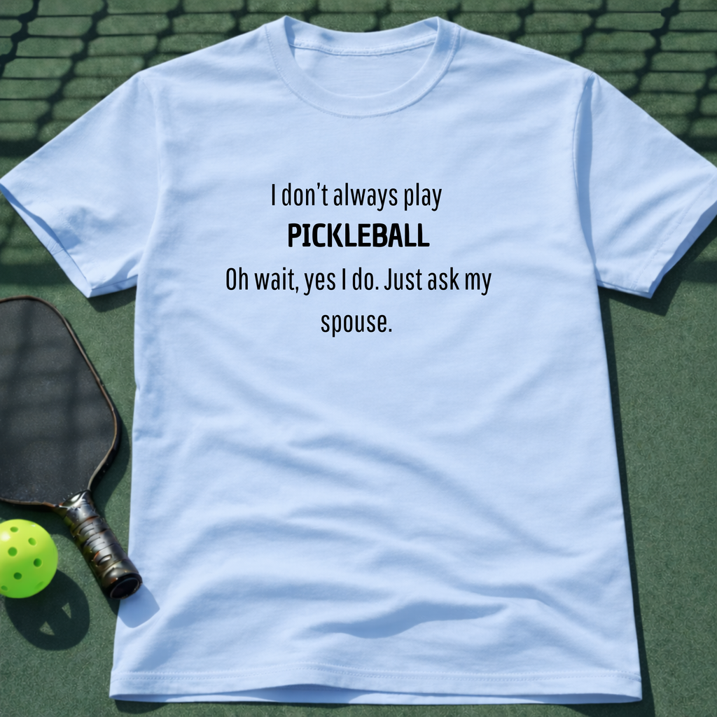 I Don't Always Play Pickleball. T-Shirt