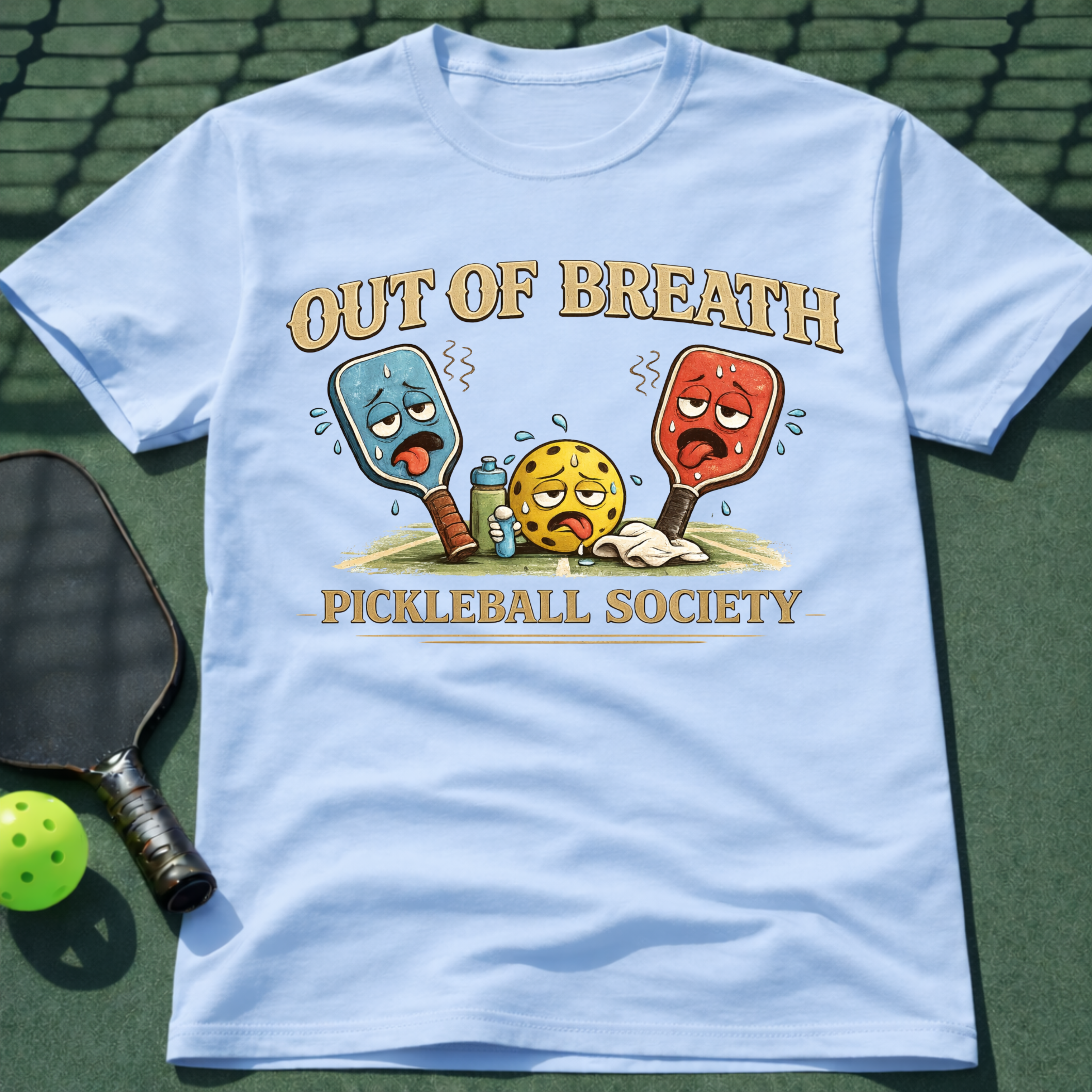 Out of Breath Pickleball Society T-Shirt