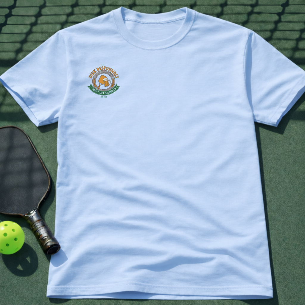 Dink Responsibly T-Shirt (Chest Print)