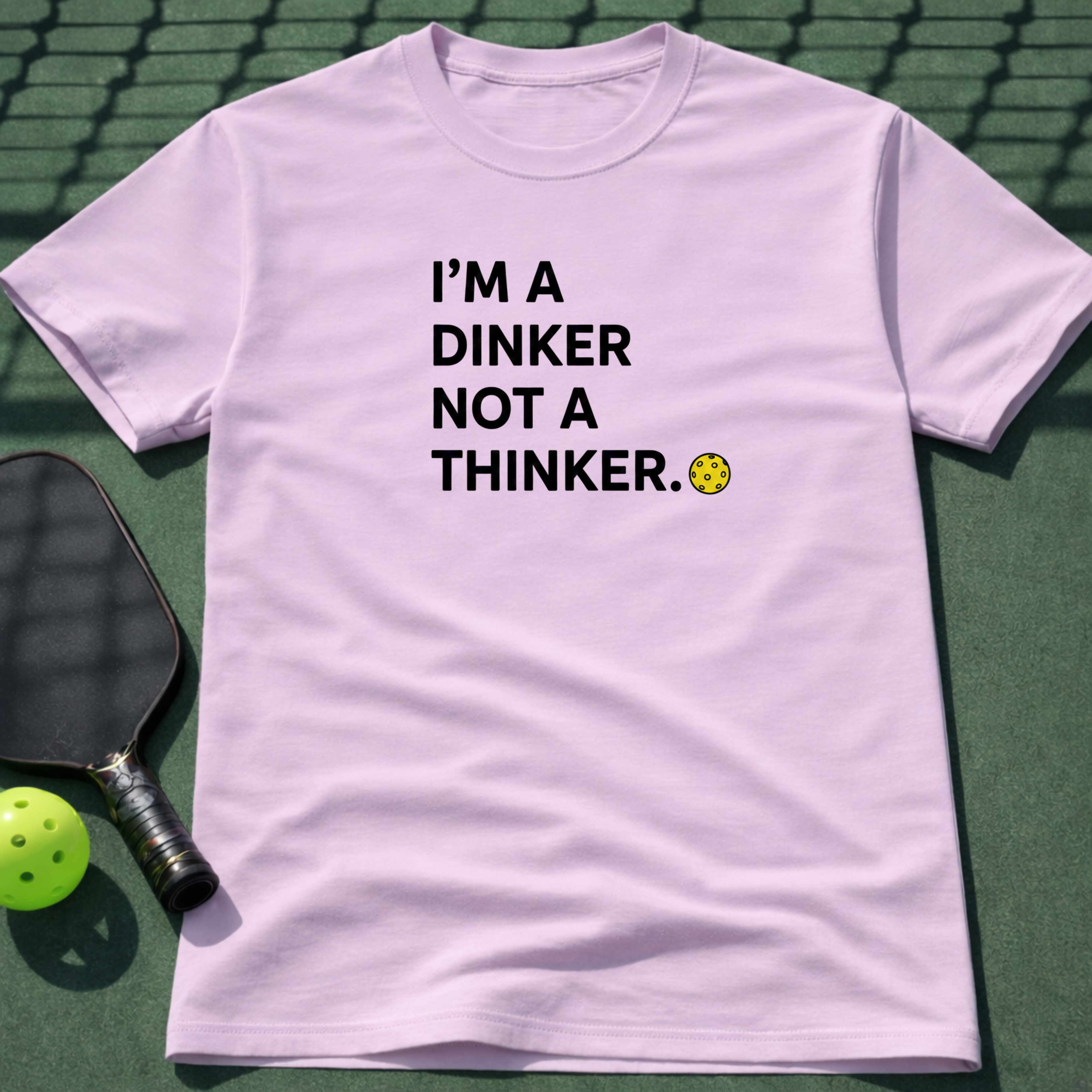 I'm A Dinker Not A Thinker. T-Shirt