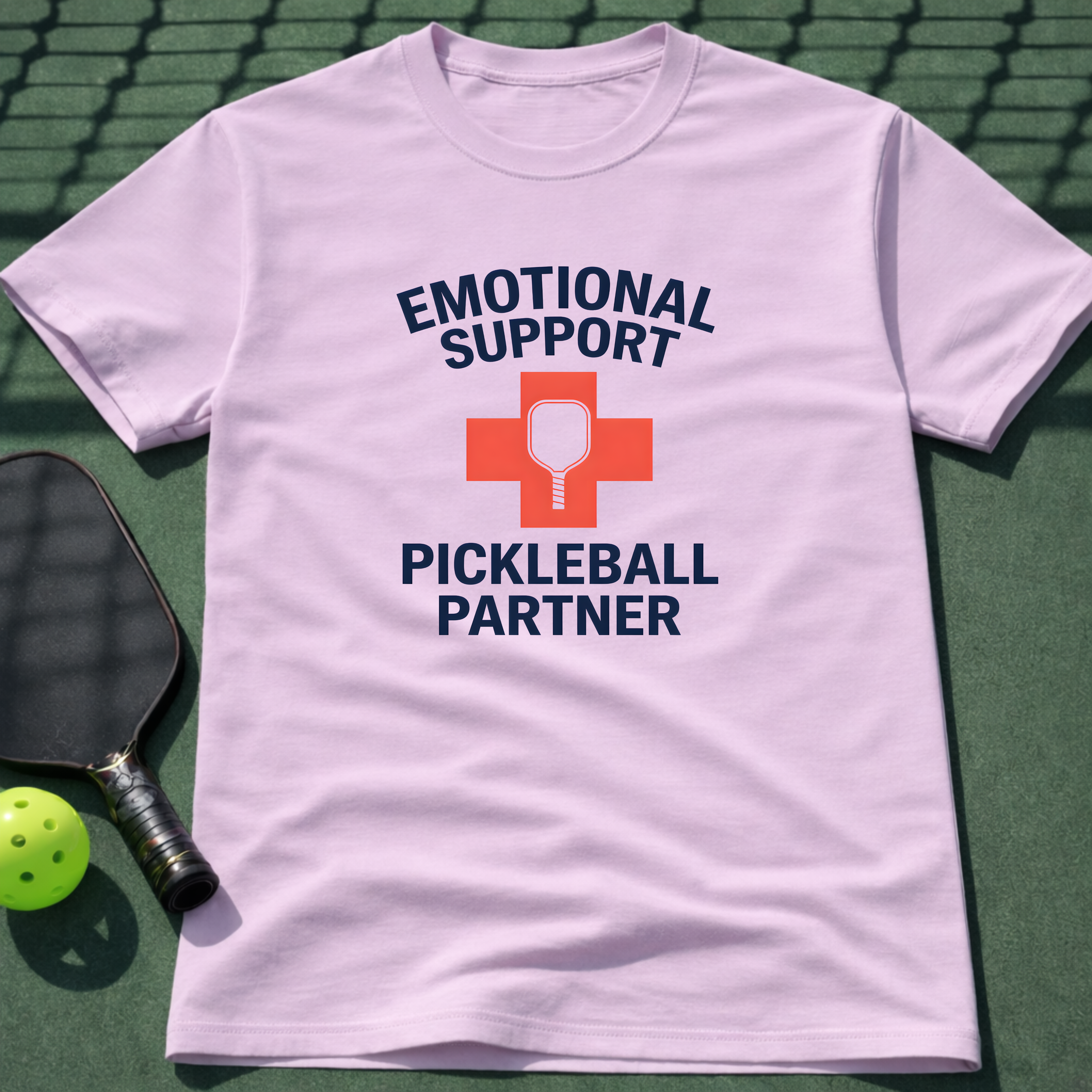 Emotional Support Pickleball Partner T-Shirt