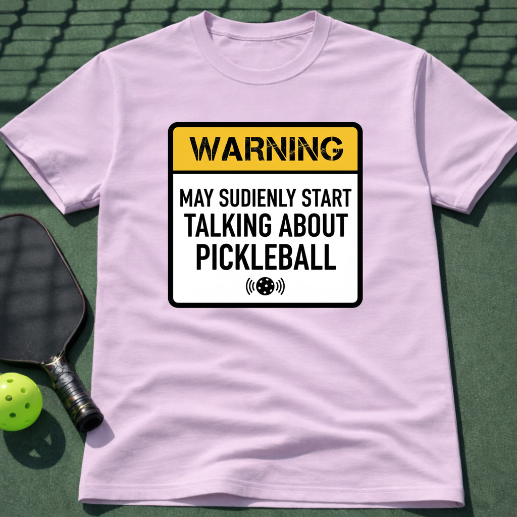 Warning: May Suddenly Start Talking About Pickleball T-Shirt