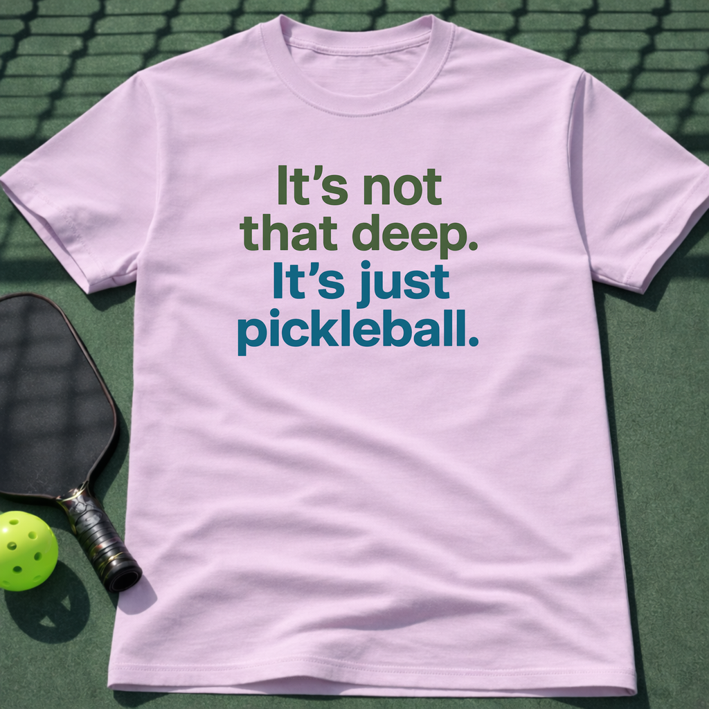 It's not that deep. It's just pickleball. T-Shirt