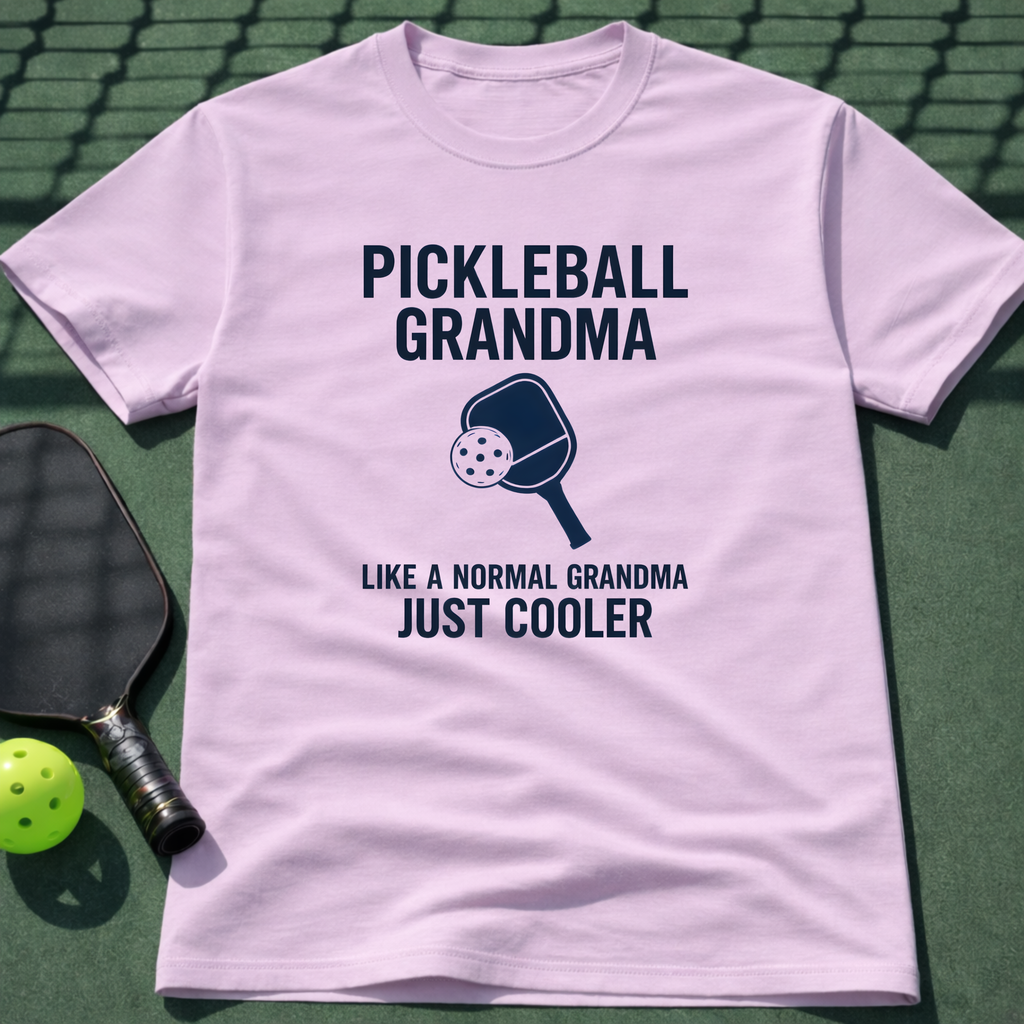 Pickleball Grandma Just Like A Normal Grandma But Cooler T-Shirt