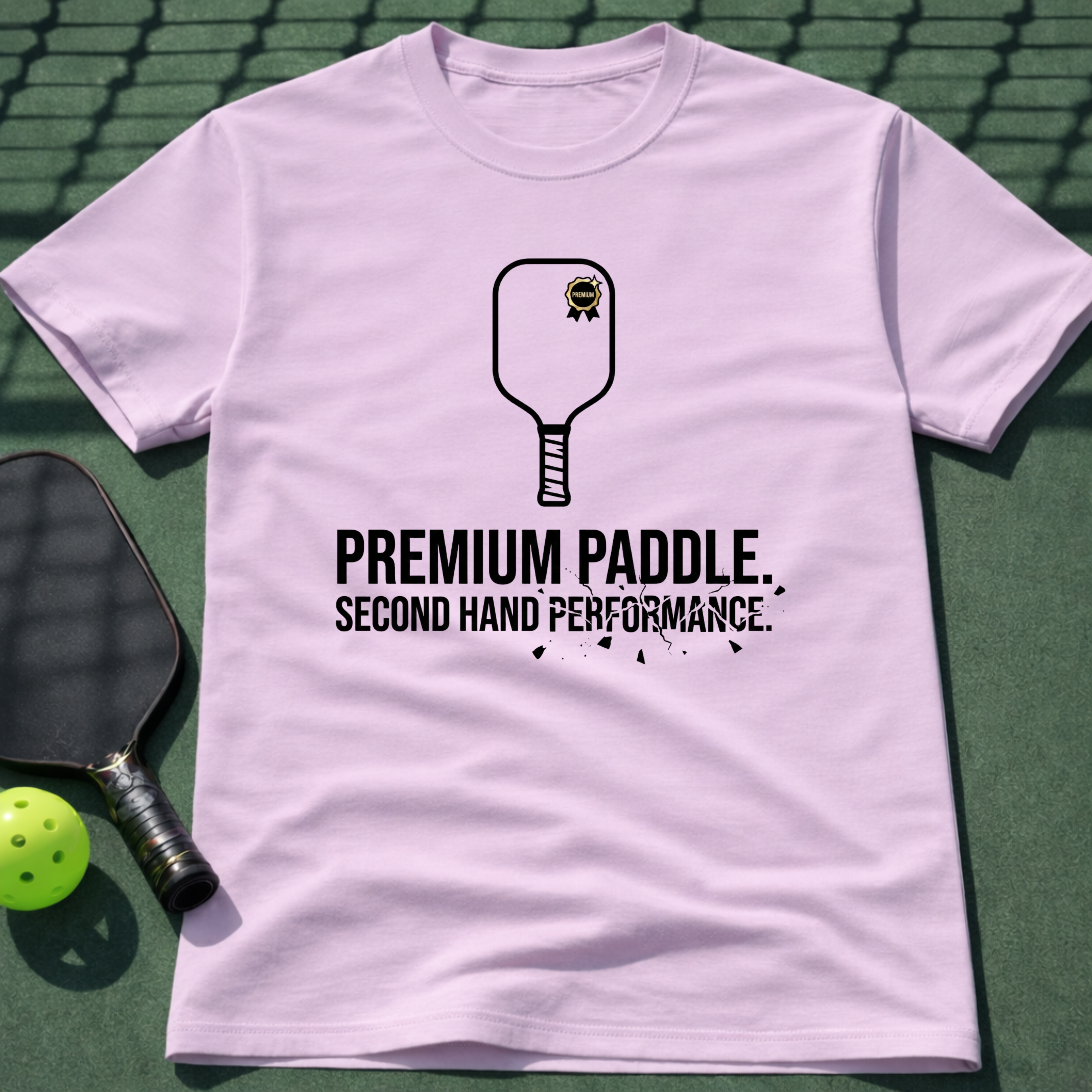 Premium Paddle. Second Hand Performance. T-Shirt