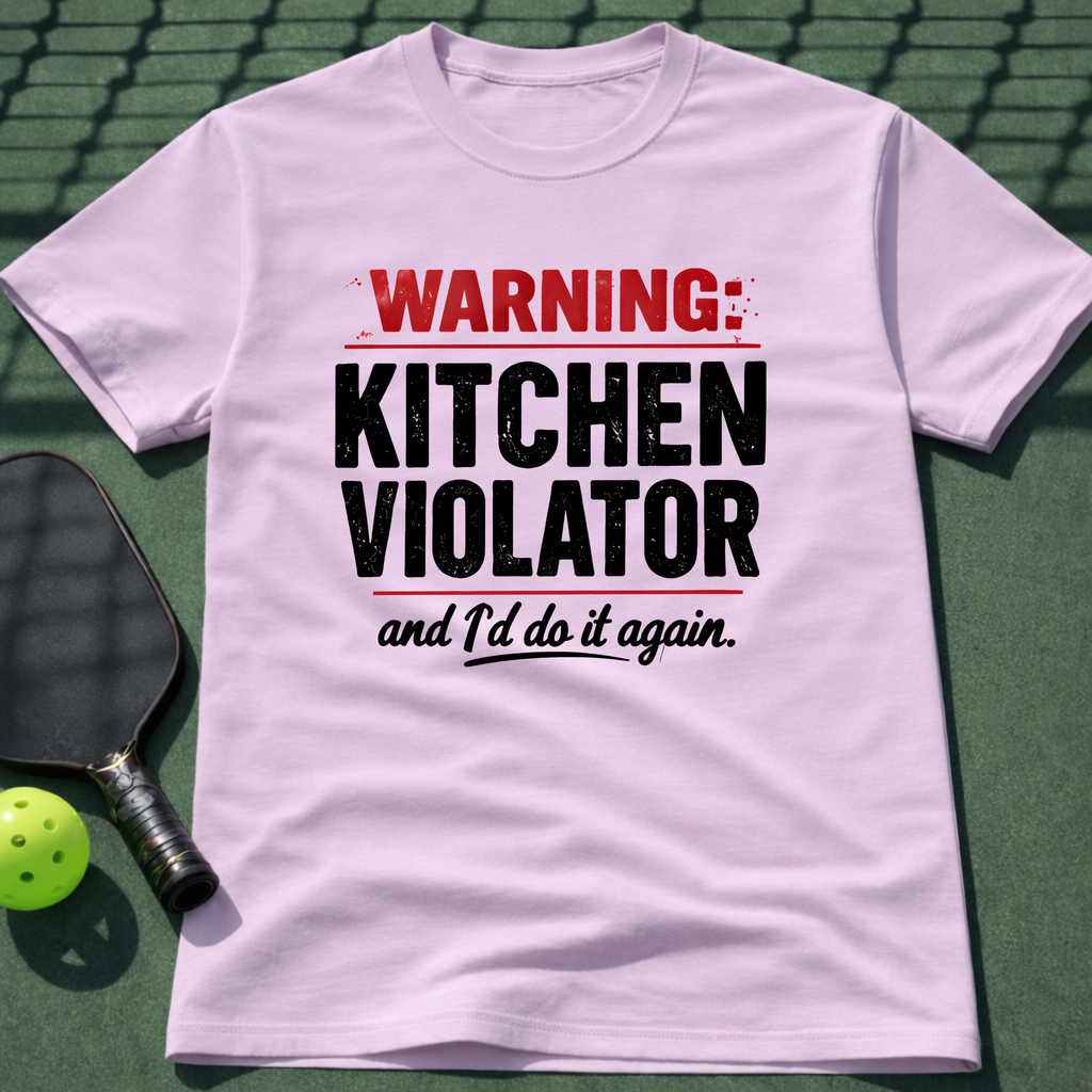 Warning: Kitchen Violator T-Shirt