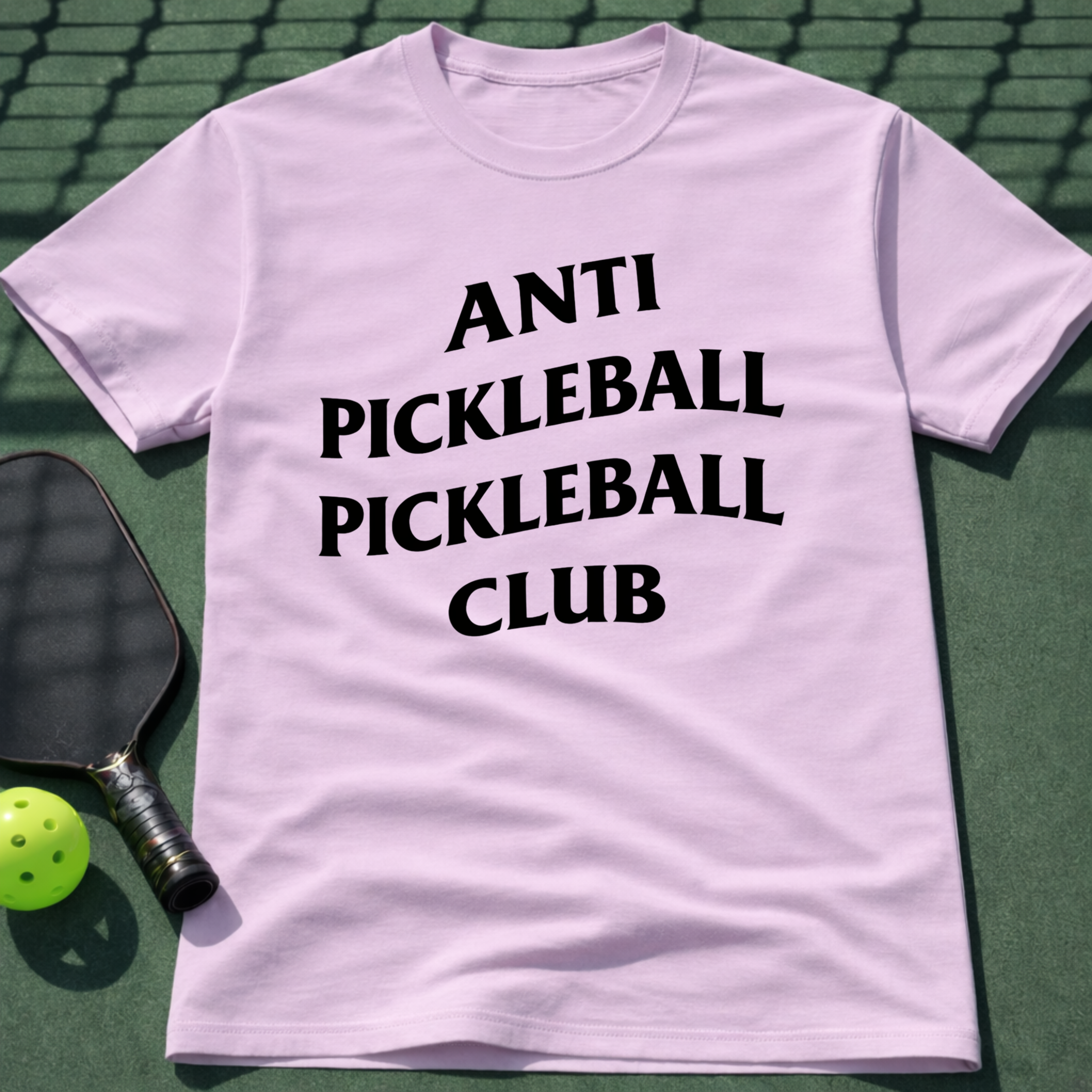 Anti Pickleball Pickleball Club T-Shirt