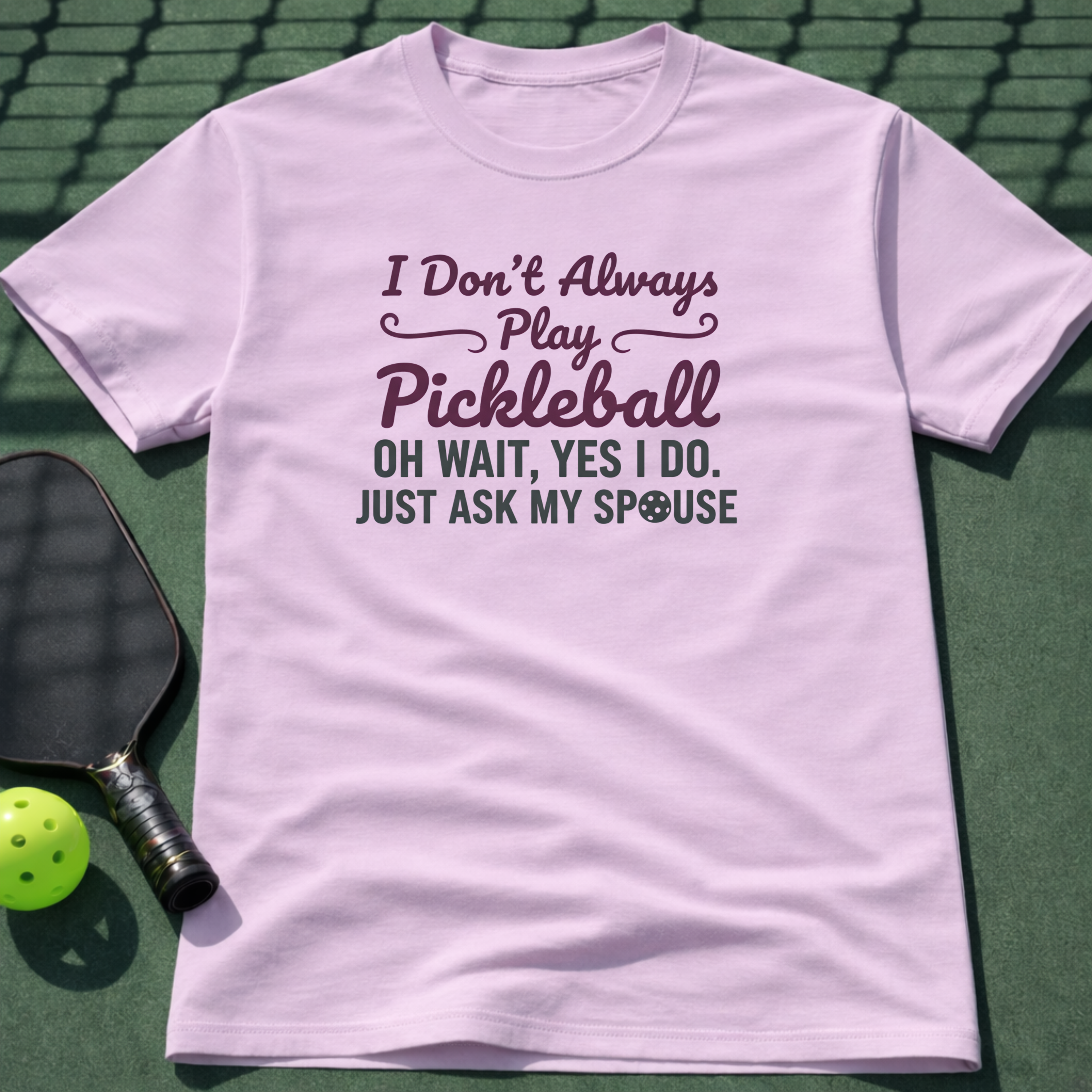 I Don't Always Play Pickleball T-Shirt