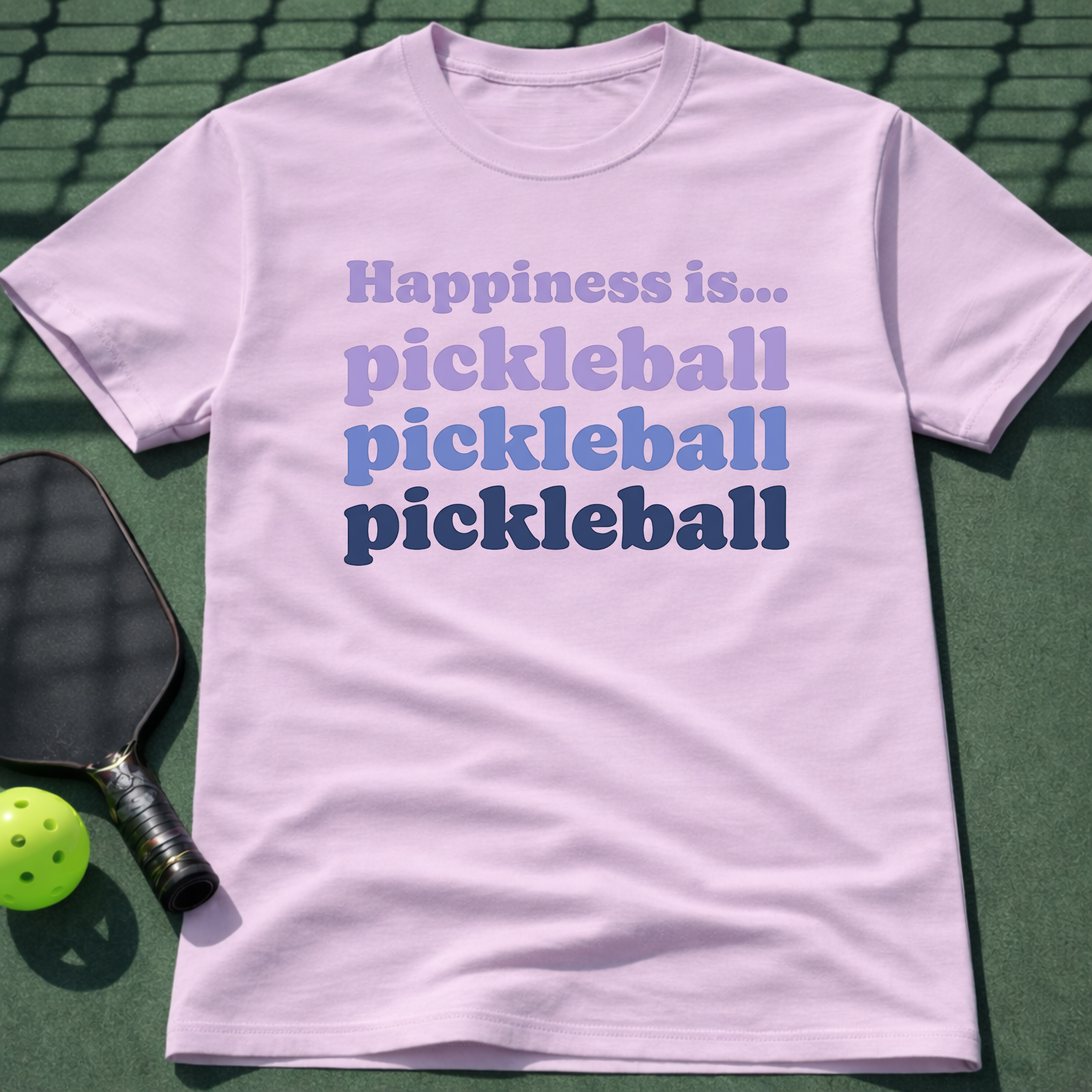 Happiness Is Pickleball T-Shirt