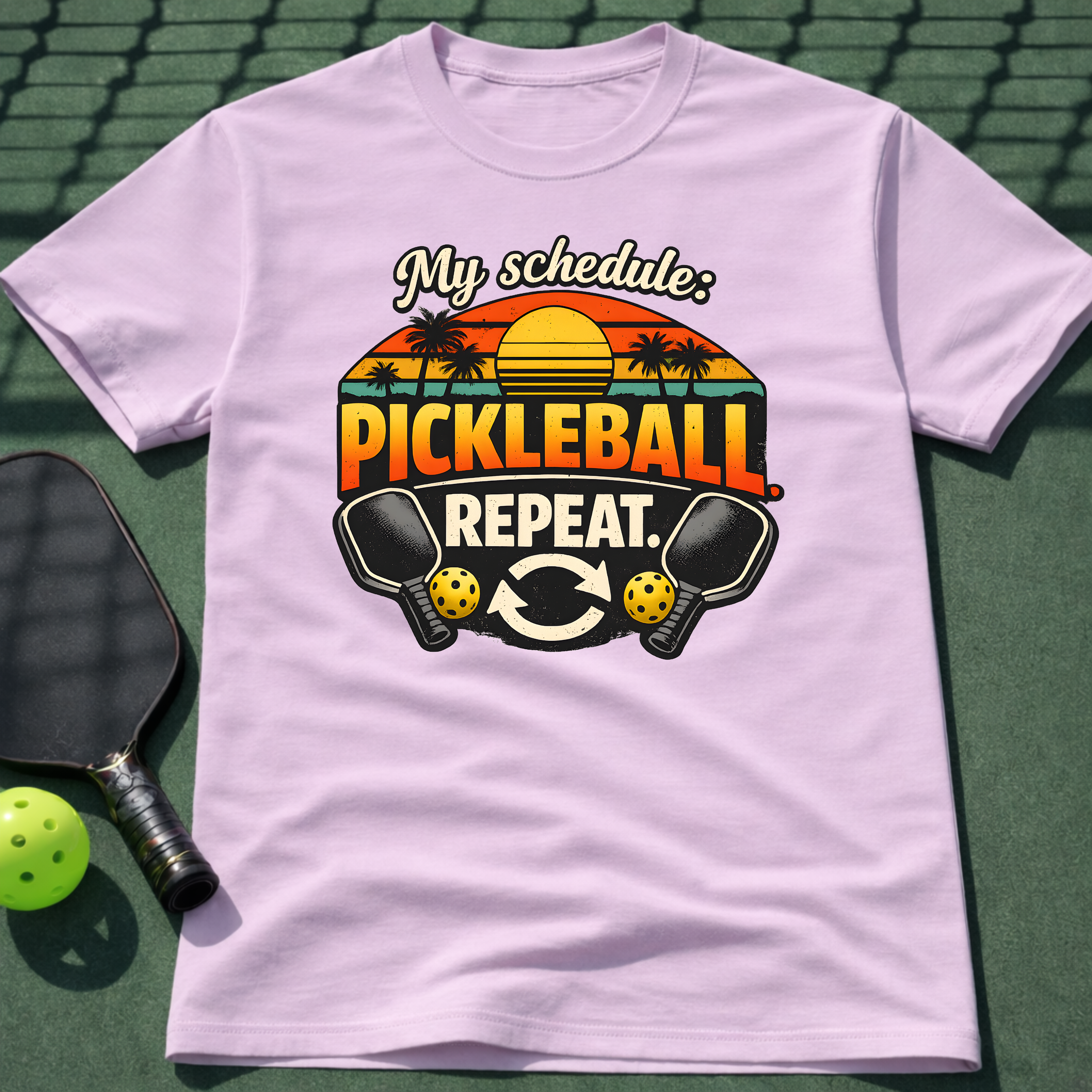 My Schedule: Pickleball.Repeat. T-Shirt