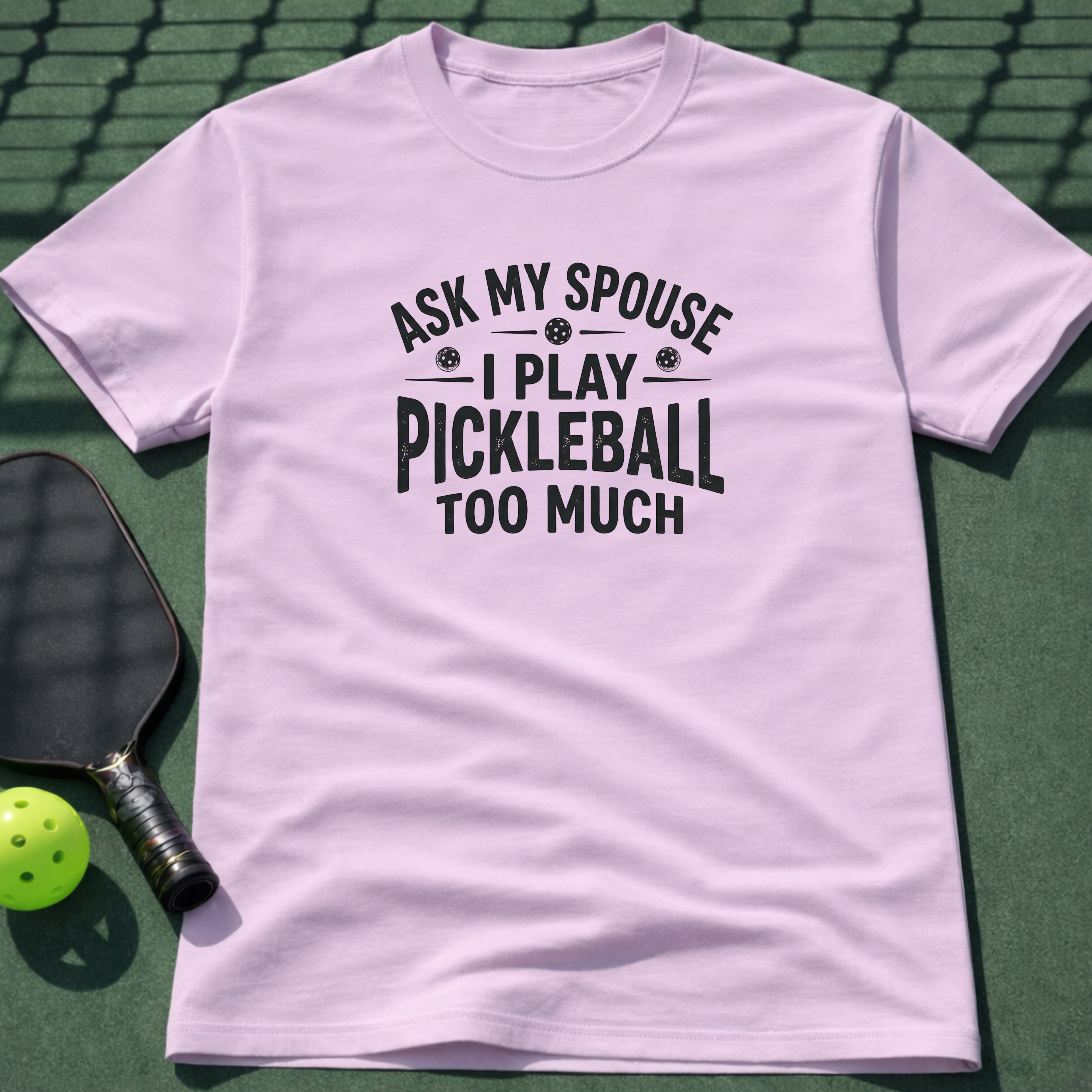 I Play Pickleball Too Much T-Shirt