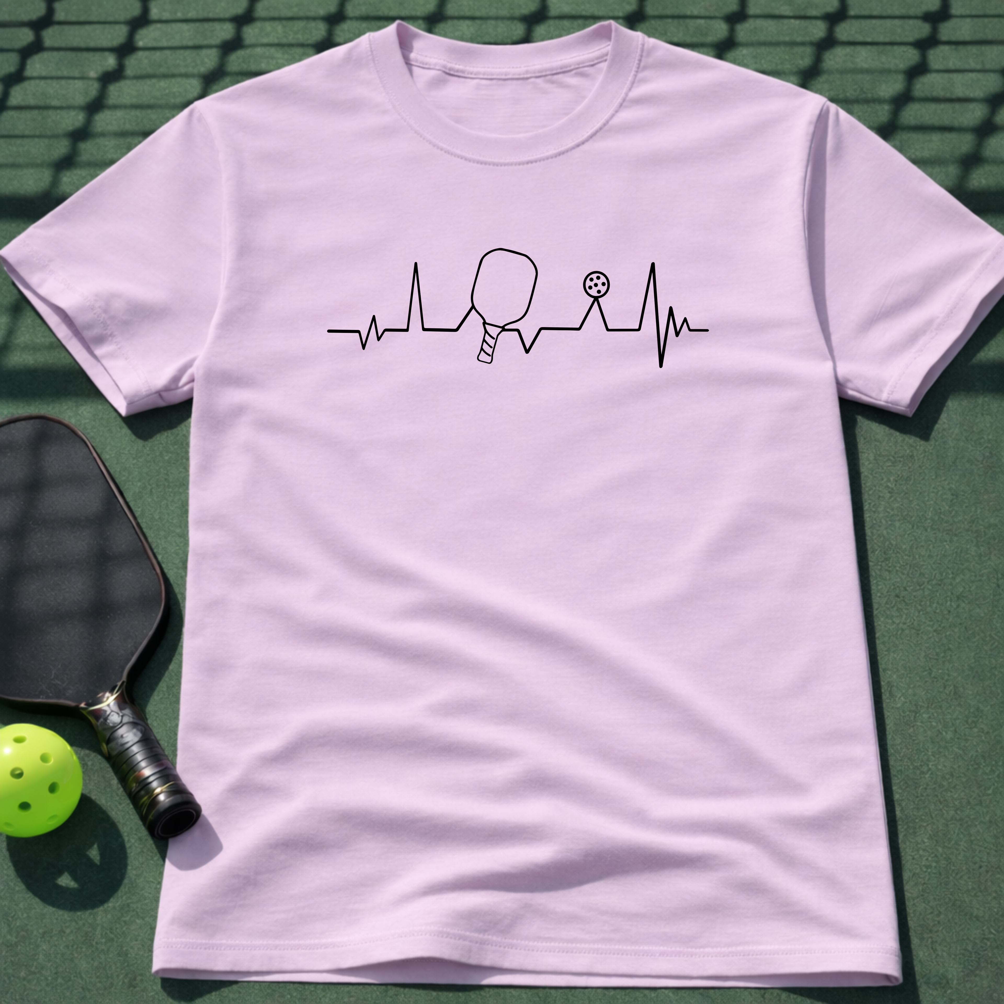 Pickleball Heartbeat T-Shirt