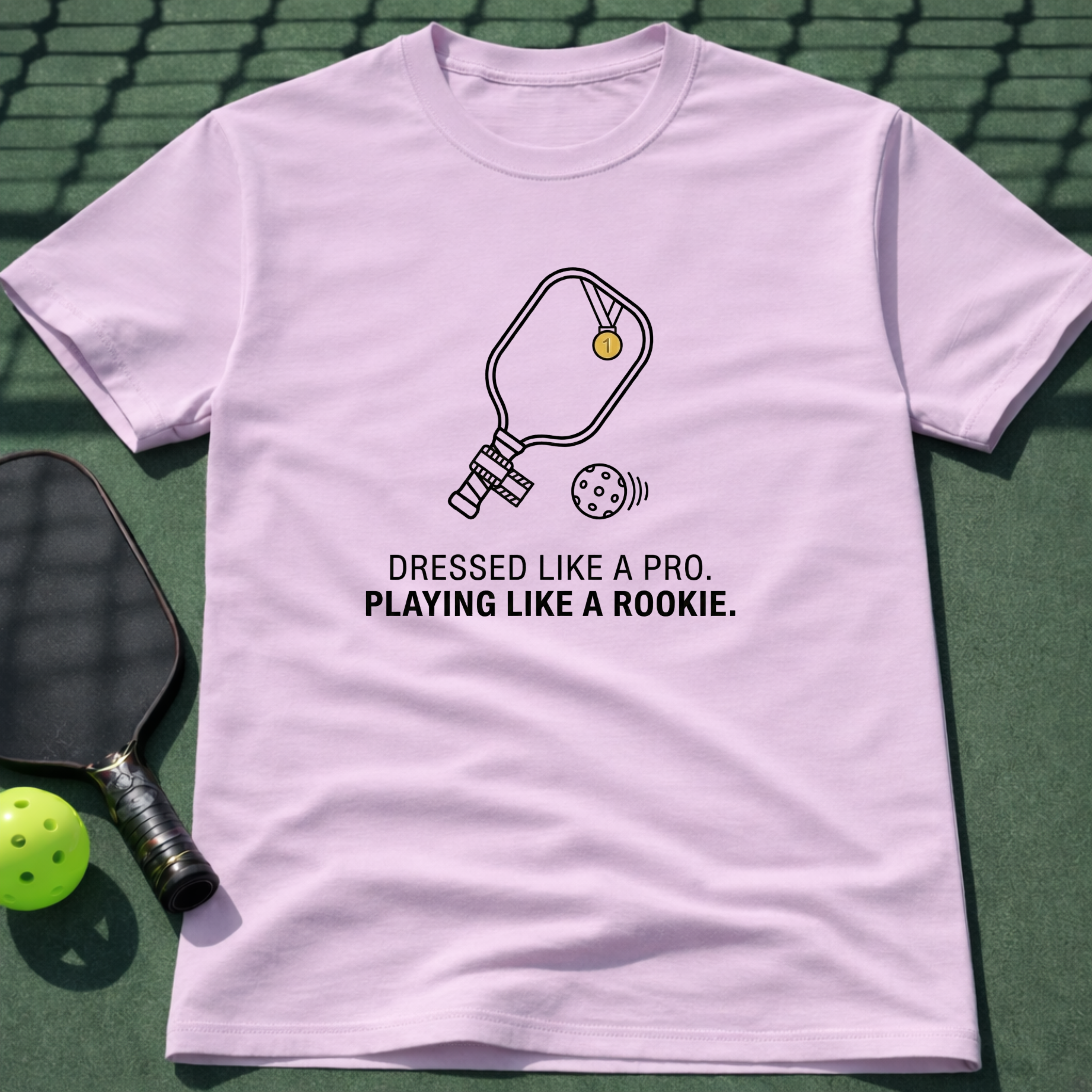Dressed Like A Pro. Playing Like A Rookie. T-Shirt