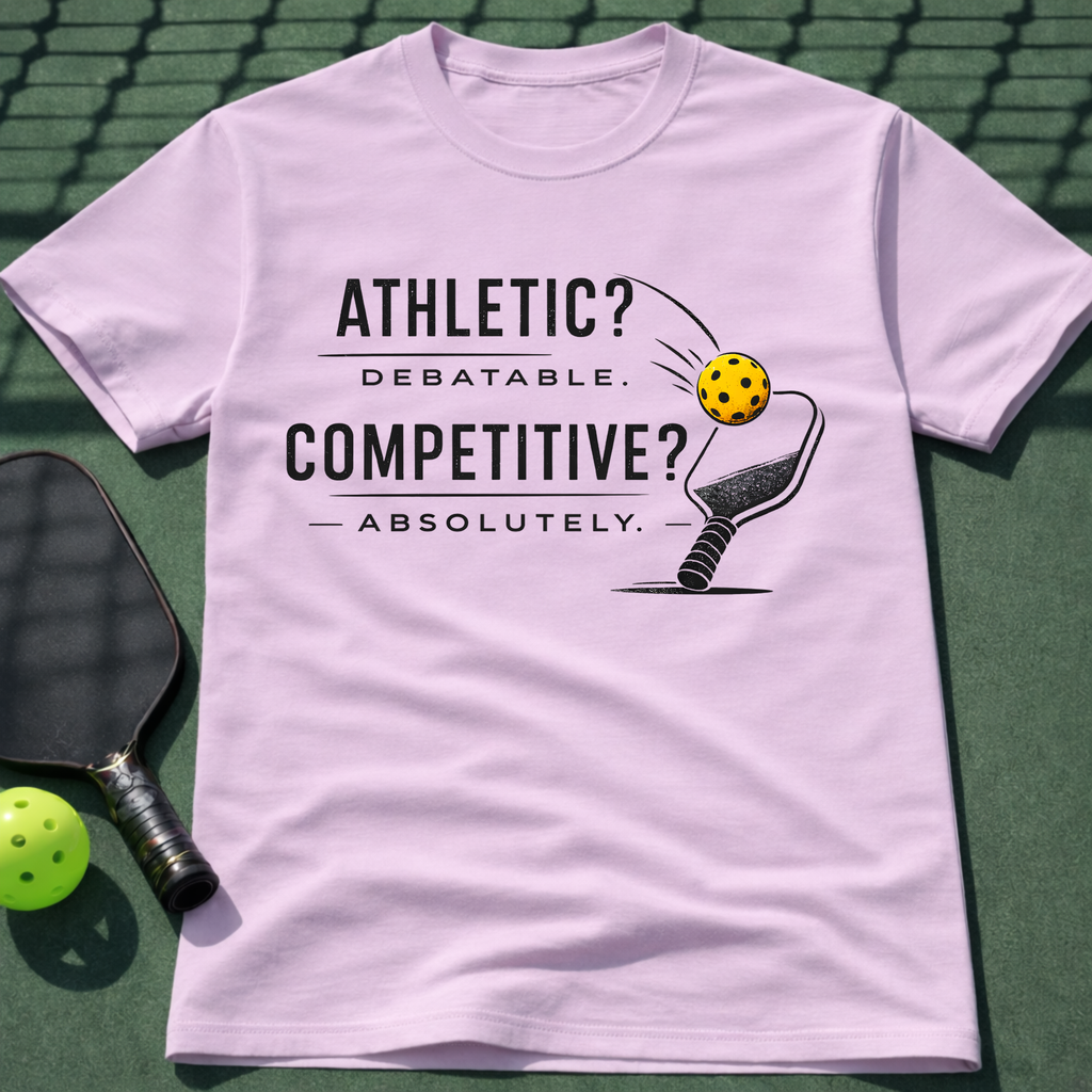 Athletic? Debatable. Competitive? Absolutely. T-Shirt