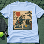 Vintage Japanese Cat Pickleball T-Shirt
