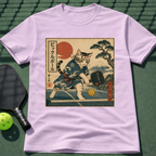 Vintage Japanese Cat Pickleball T-Shirt
