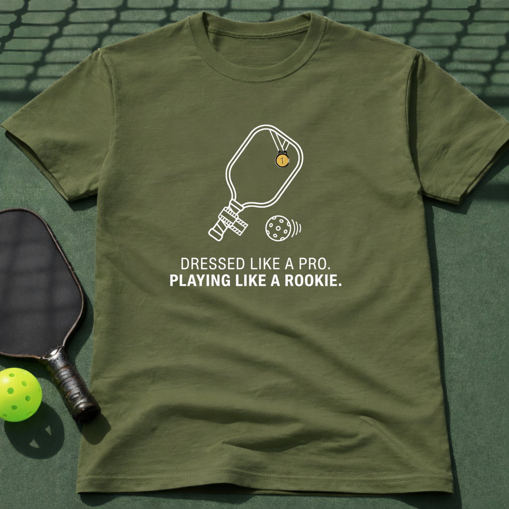 Dressed Like A Pro. Playing Like A Rookie. T-Shirt