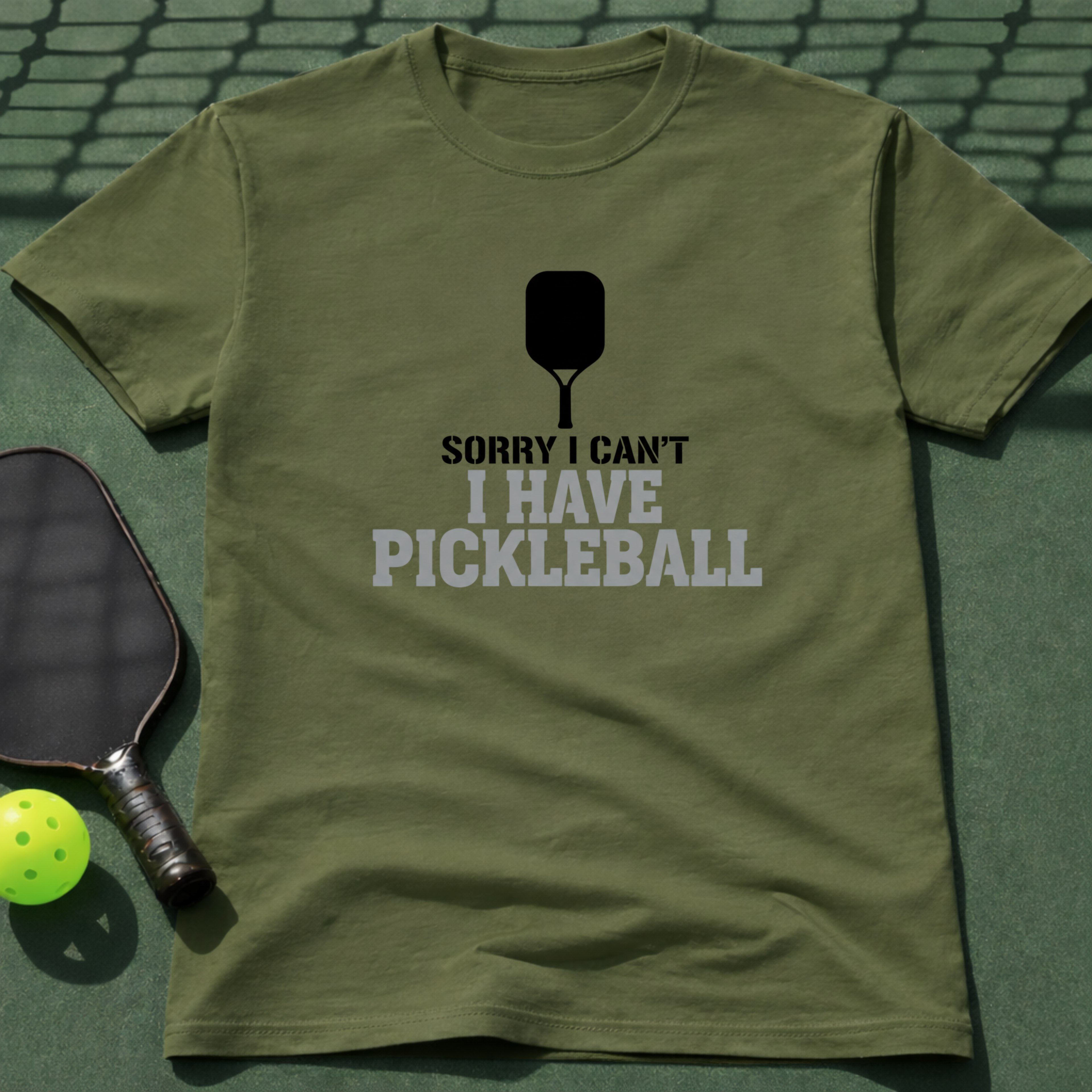 Sorry I Can't I Have Pickleball T-Shirt