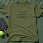 Worlds Okeyest Pickleball Player. T-Shirt