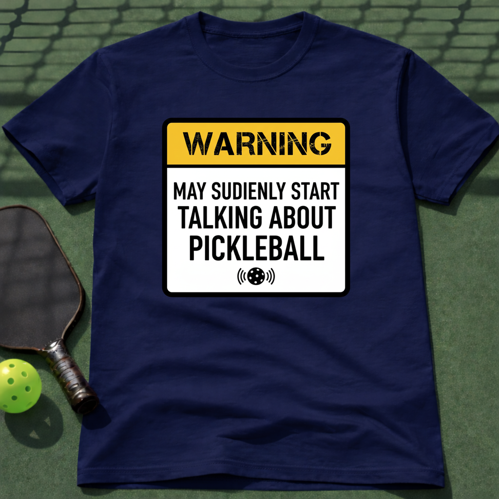 Warning: May Suddenly Start Talking About Pickleball T-Shirt
