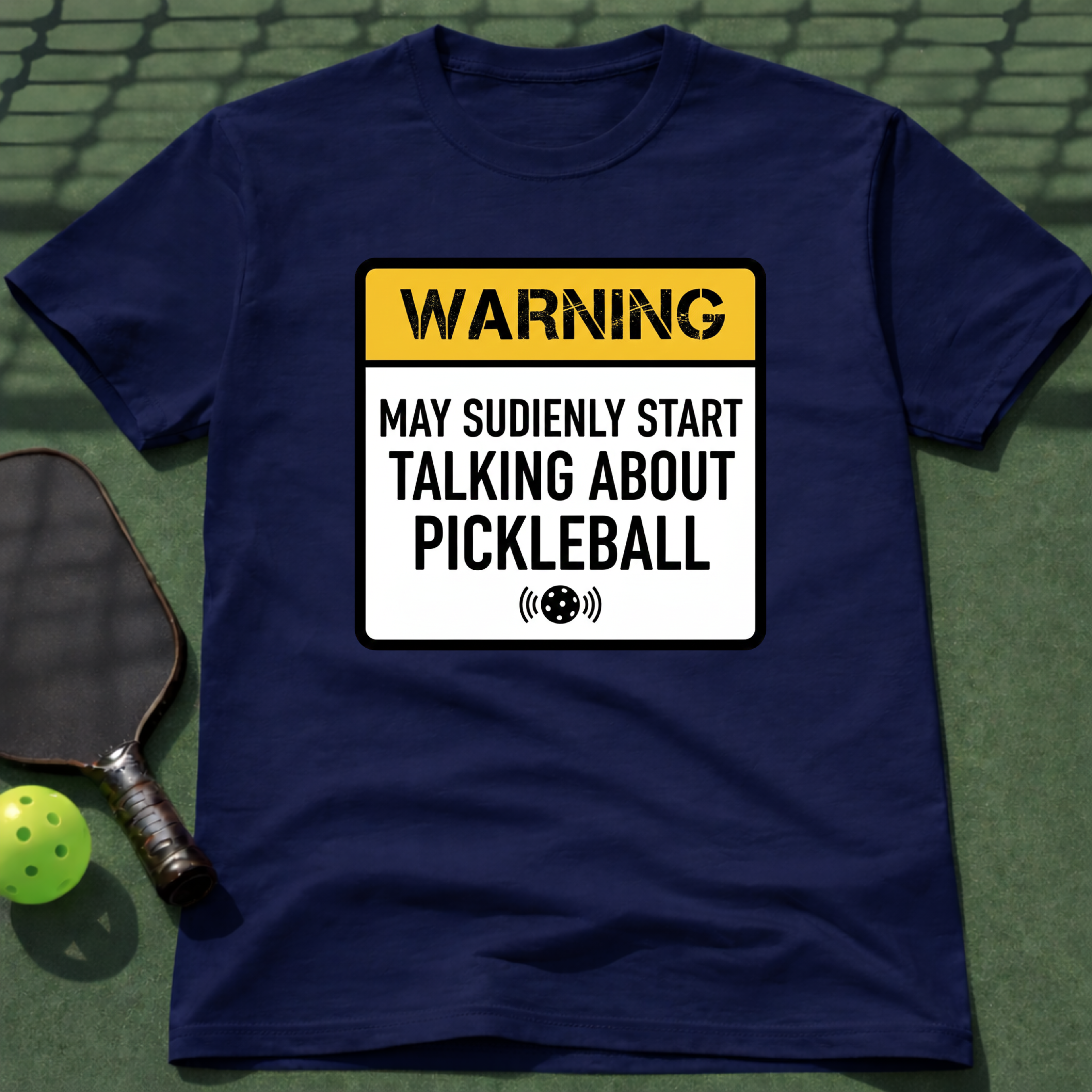 Warning: May Suddenly Start Talking About Pickleball T-Shirt