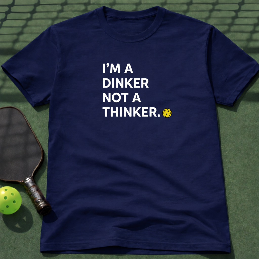 I'm A Dinker Not A Thinker. T-Shirt