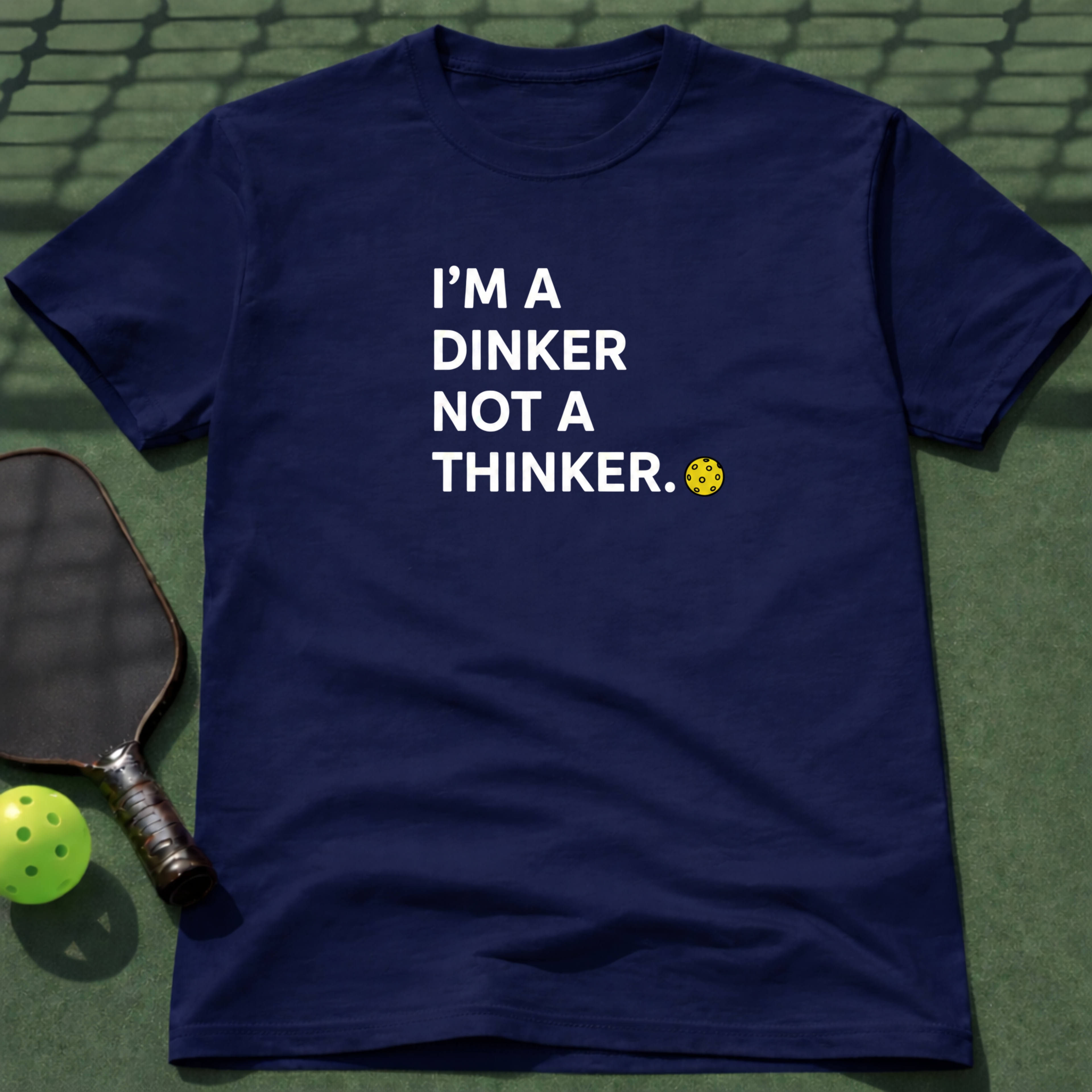I'm A Dinker Not A Thinker. T-Shirt