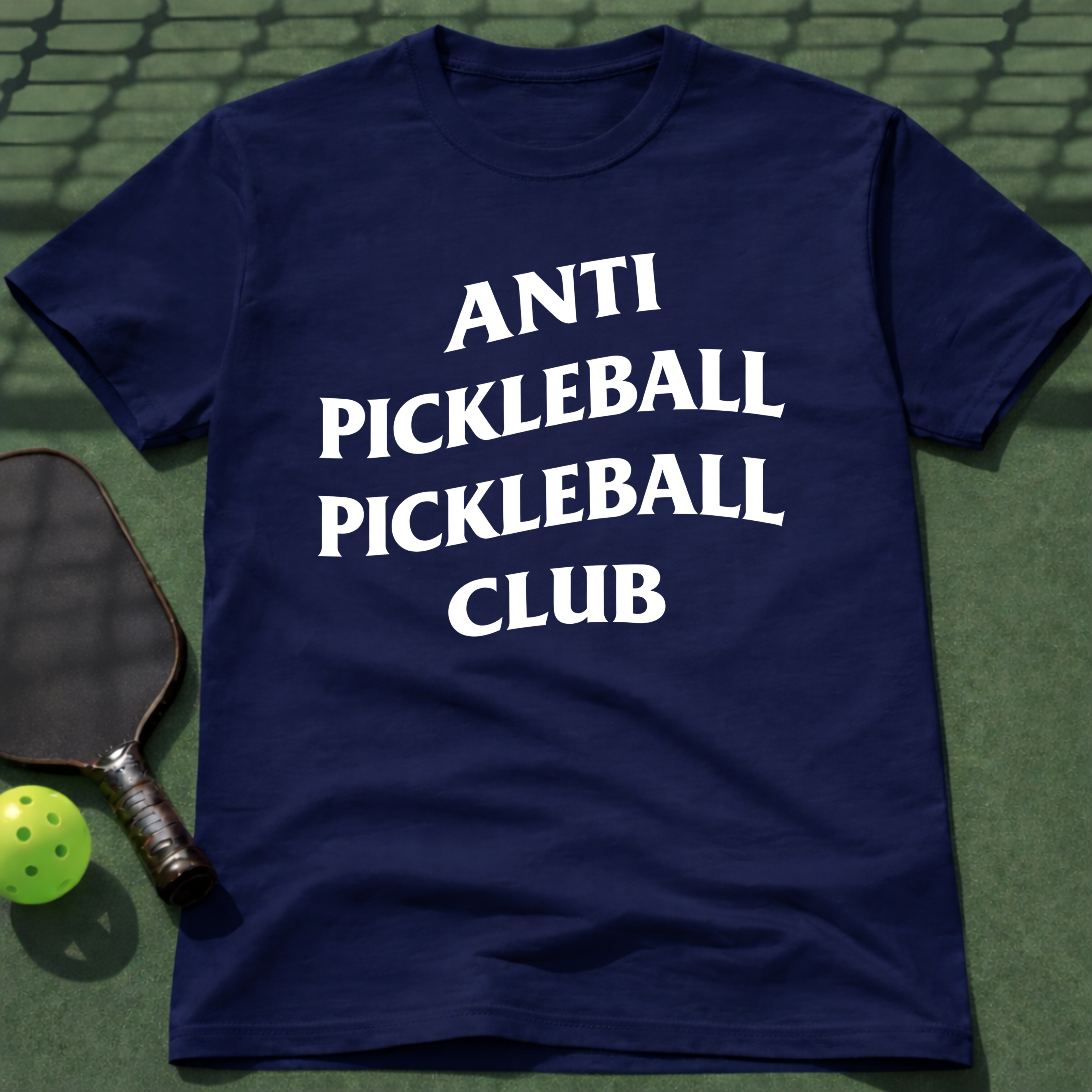 Anti Pickleball Pickleball Club T-Shirt
