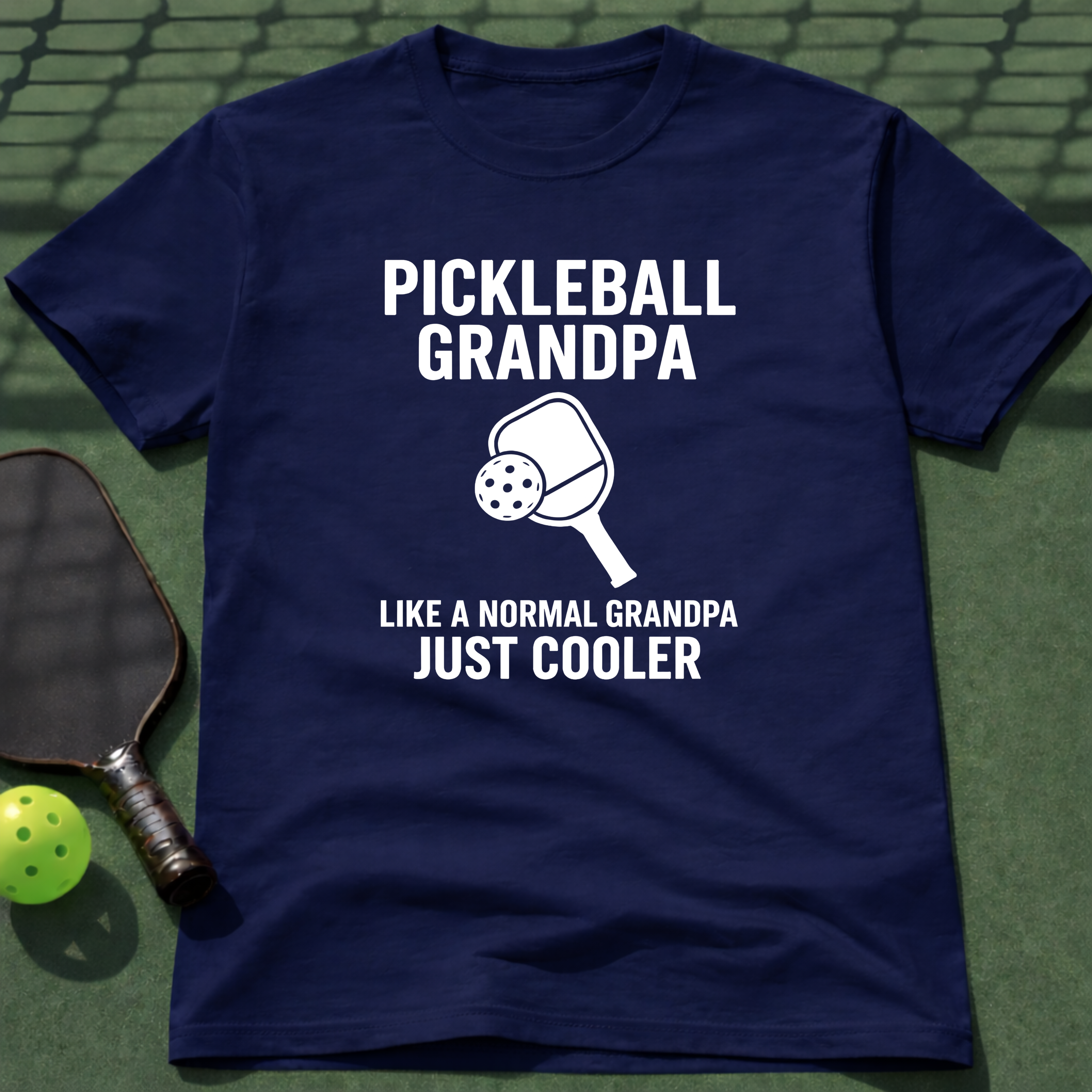 Pickleball Grandpa Just Like A Normal Grandpa But Cooler T-Shirt