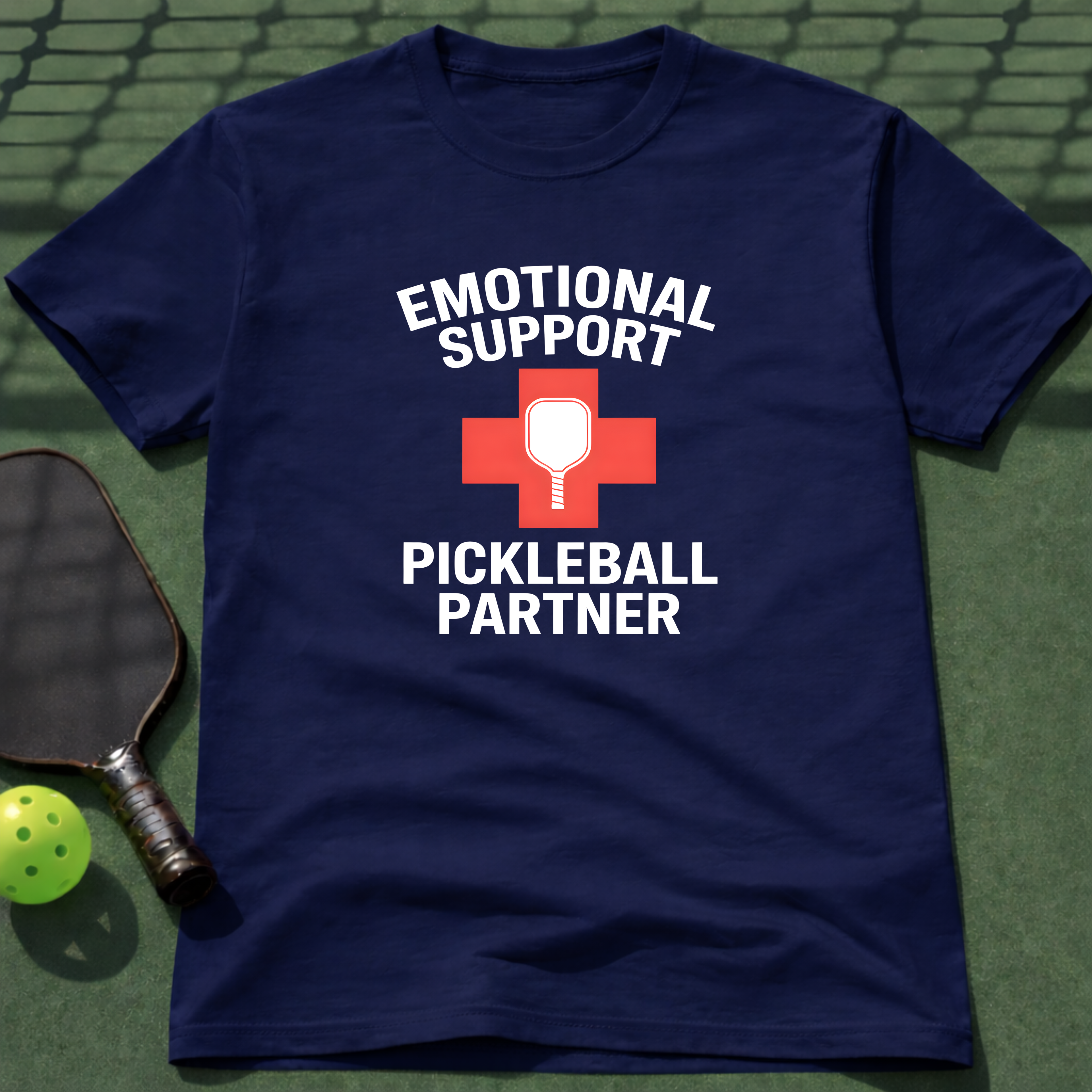 Emotional Support Pickleball Partner T-Shirt