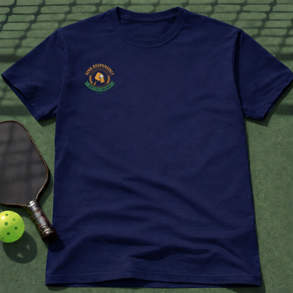 Dink Responsibly T-Shirt (Chest Print)