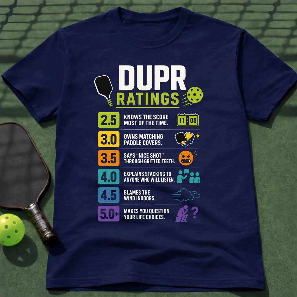 DUPR Ratings T-Shirt