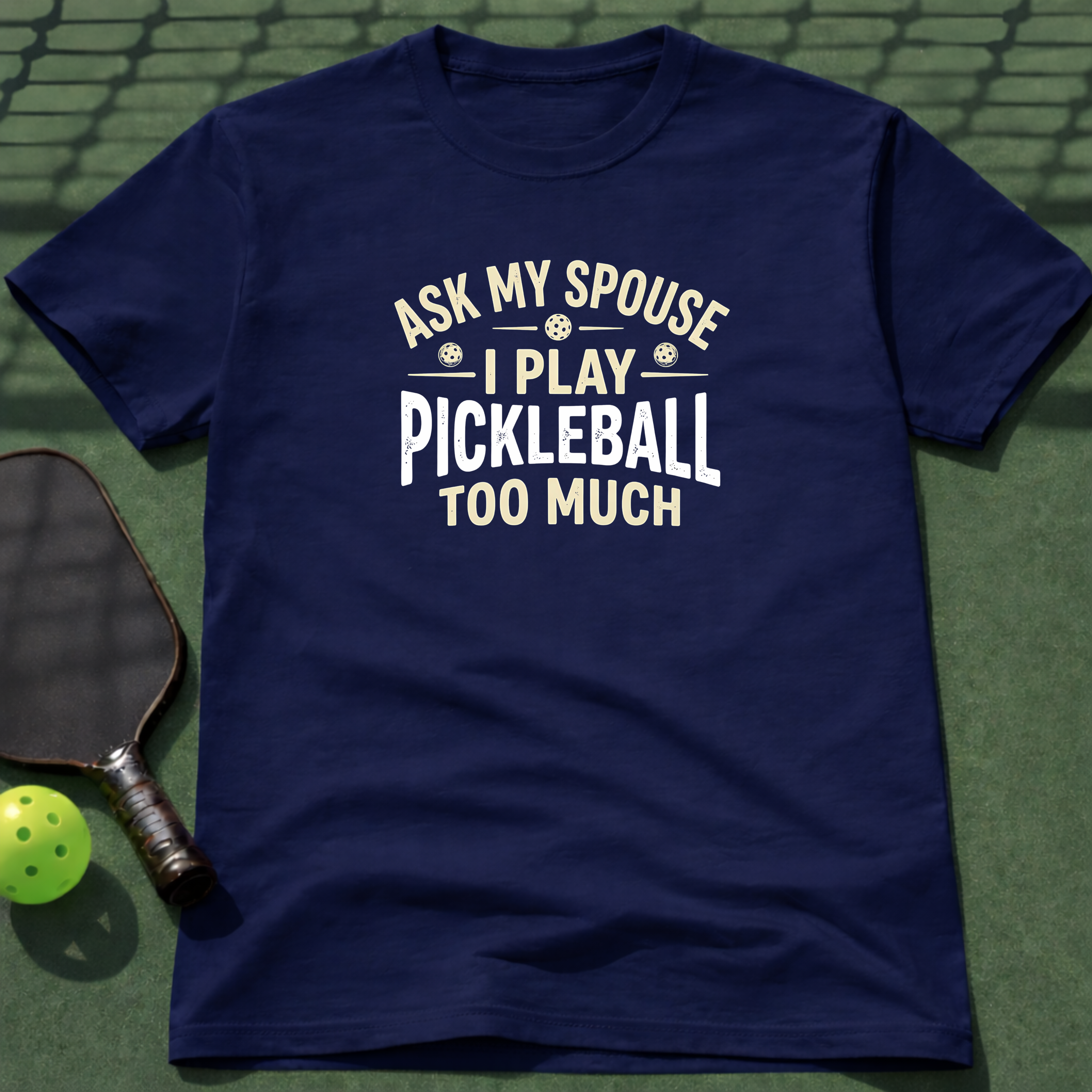 I Play Pickleball Too Much T-Shirt