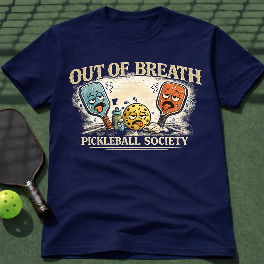 Out of Breath Pickleball Society T-Shirt