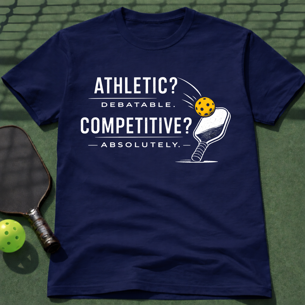 Athletic? Debatable. Competitive? Absolutely. T-Shirt