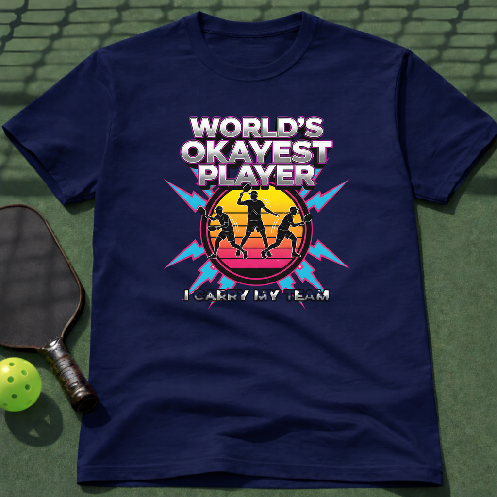 World's Okayest Player Comic T-Shirt