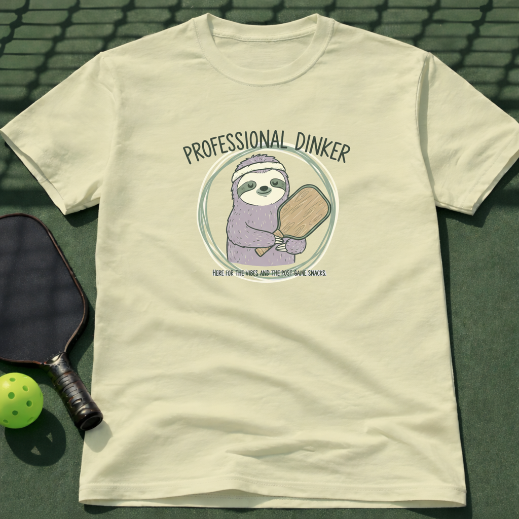 Professional Dinker Sloth. T-Shirt
