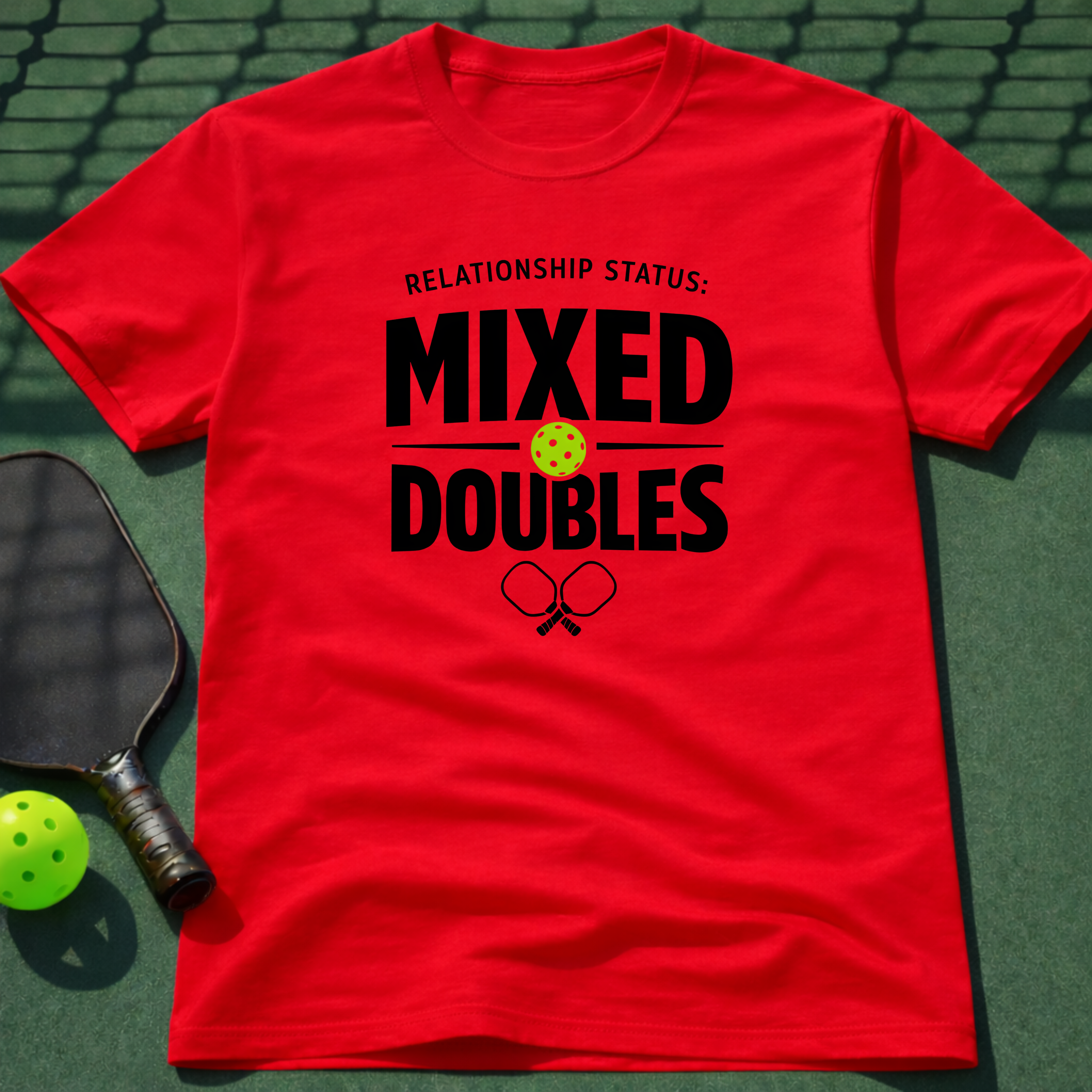 Relationship Status: Mixed Doubles T-Shirt