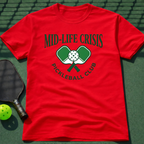 Mid-Life Crisis Pickleball Club T-Shirt