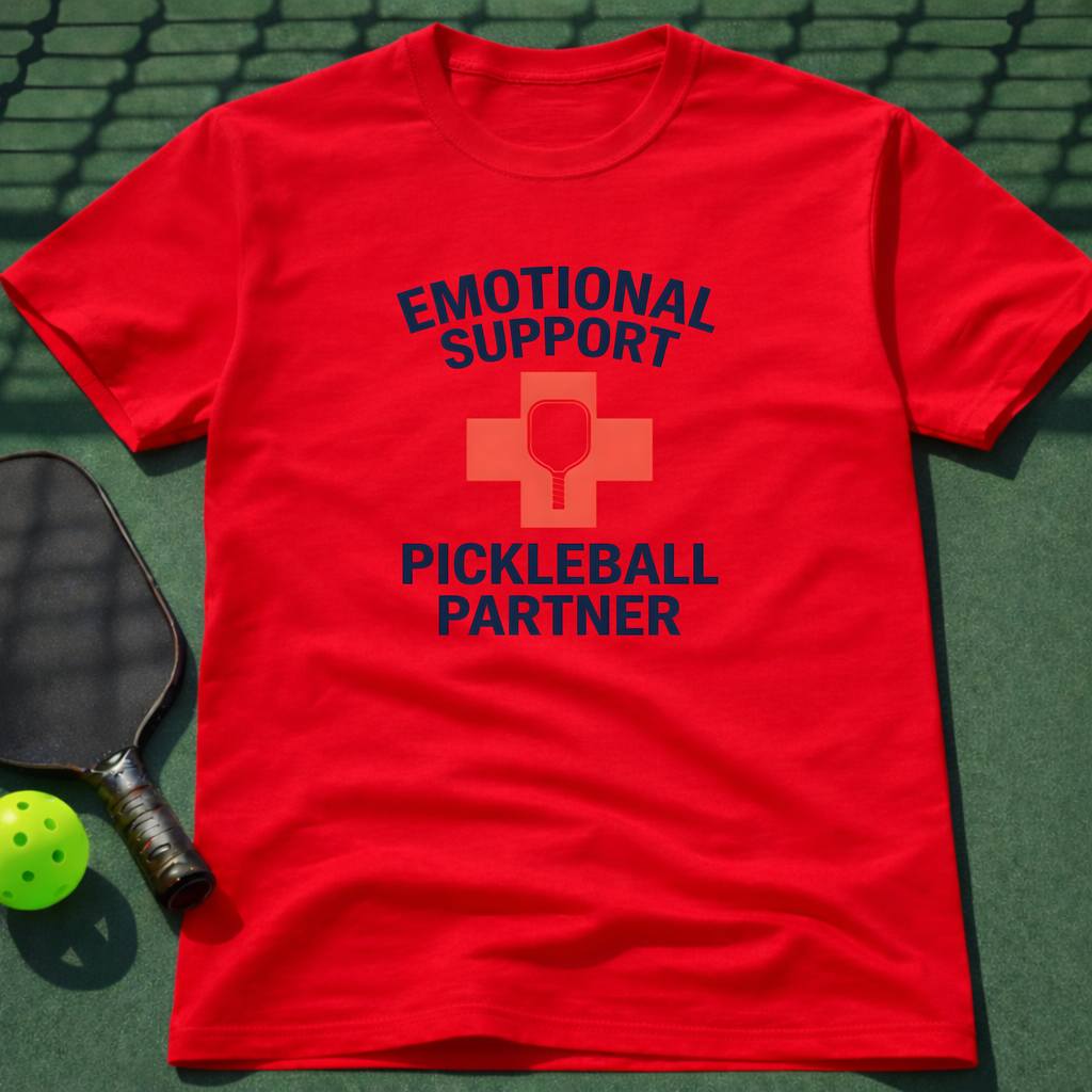 Emotional Support Pickleball Partner T-Shirt