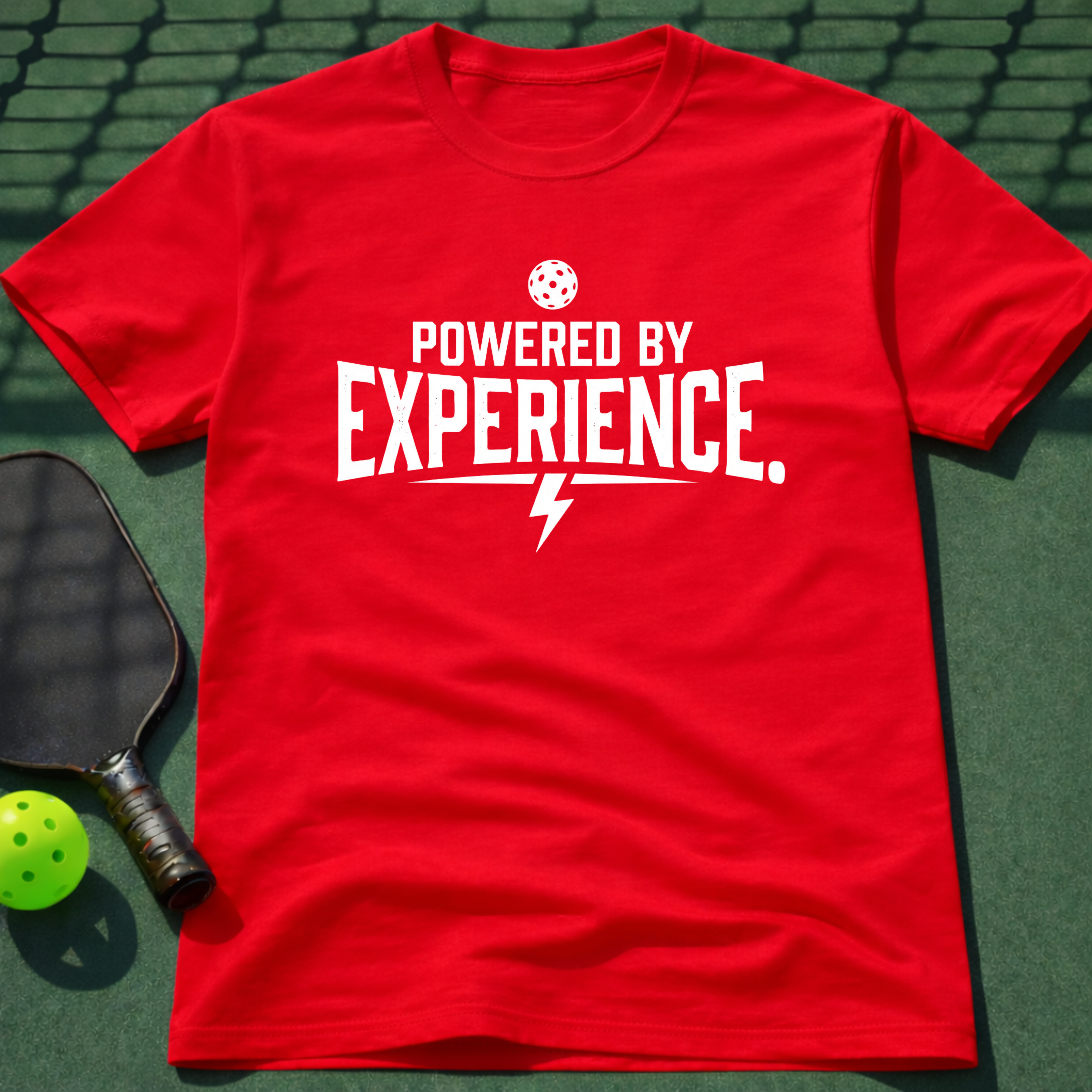 Powered By Experience. T-Shirt