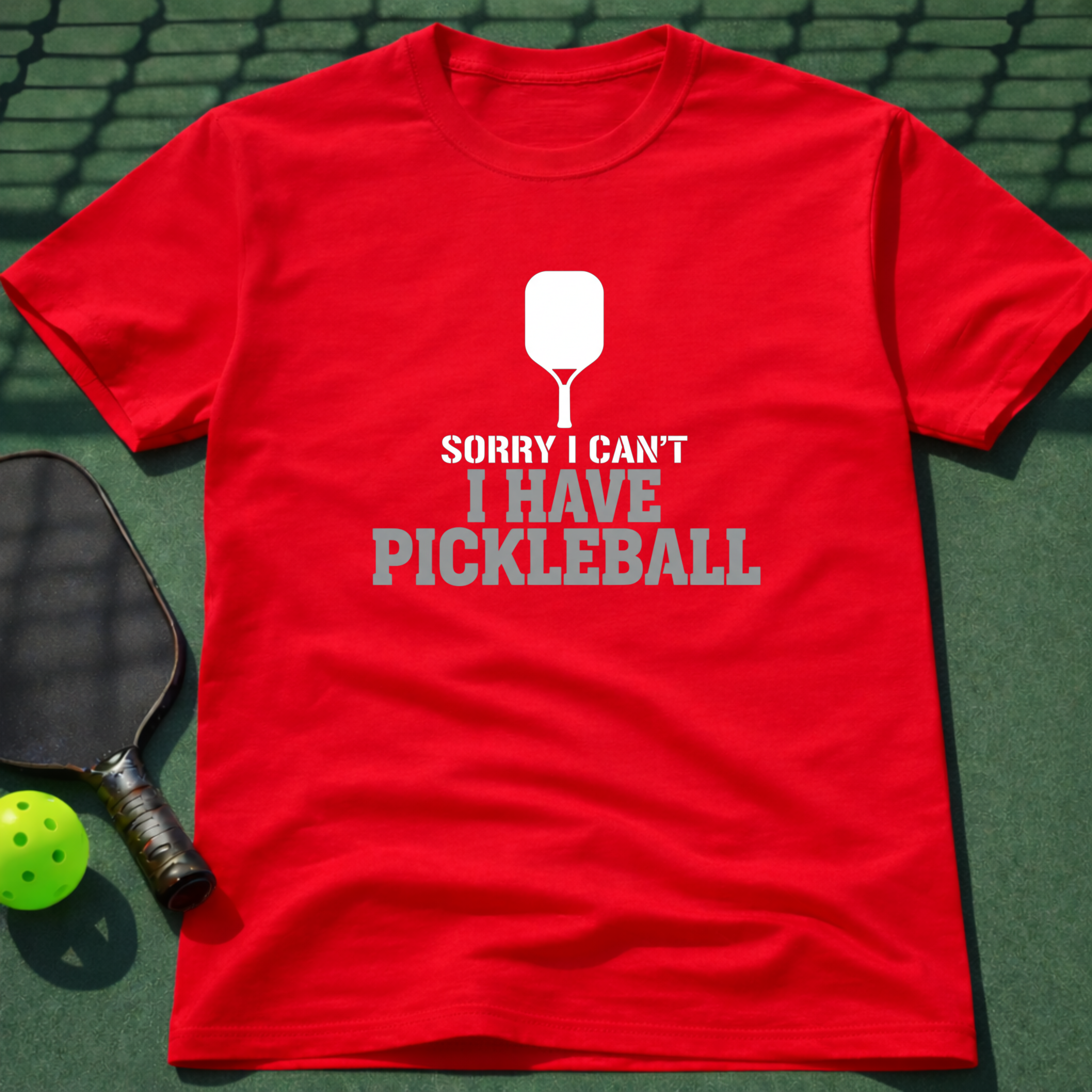 Sorry I Can't I Have Pickleball T-Shirt