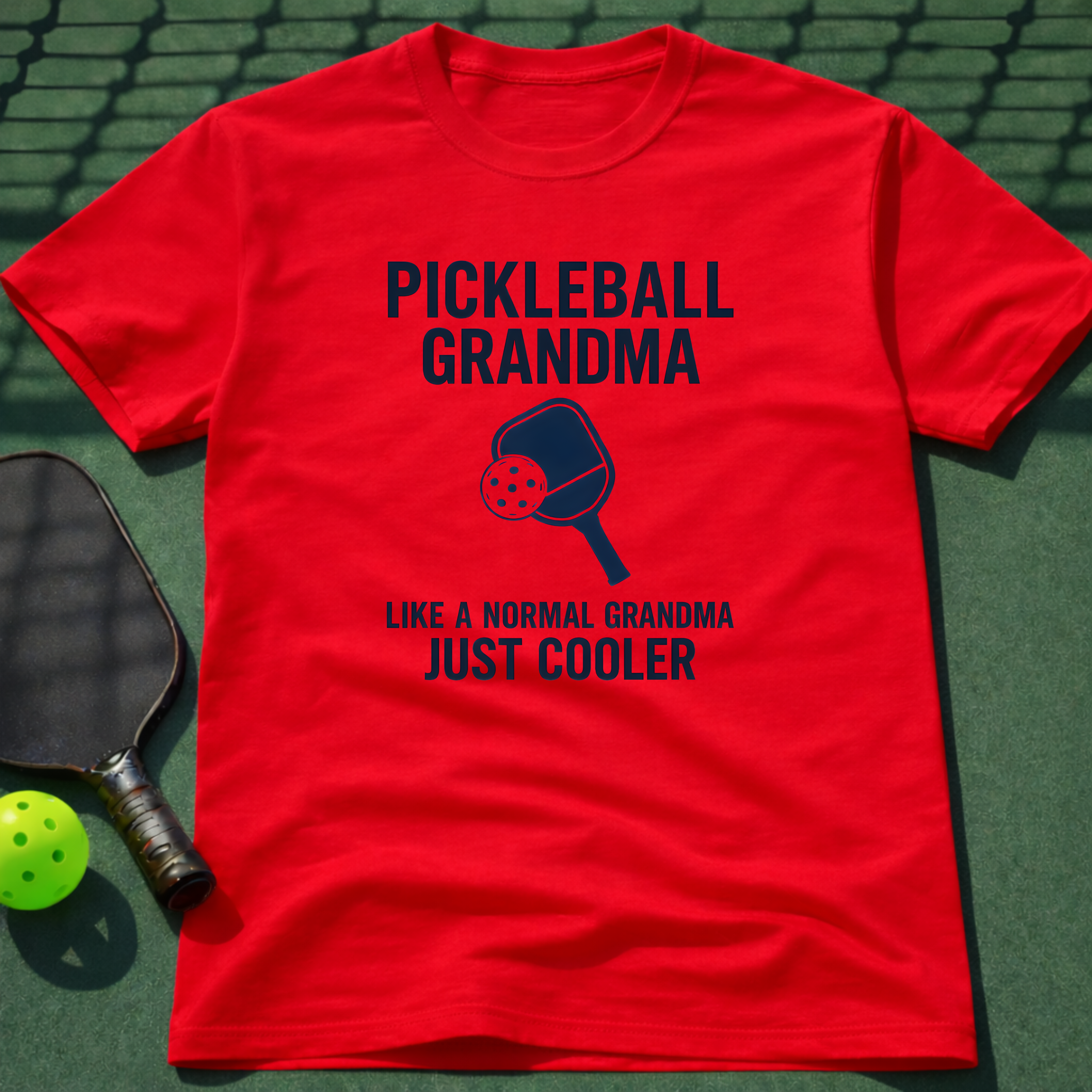 Pickleball Grandma Just Like A Normal Grandma But Cooler T-Shirt