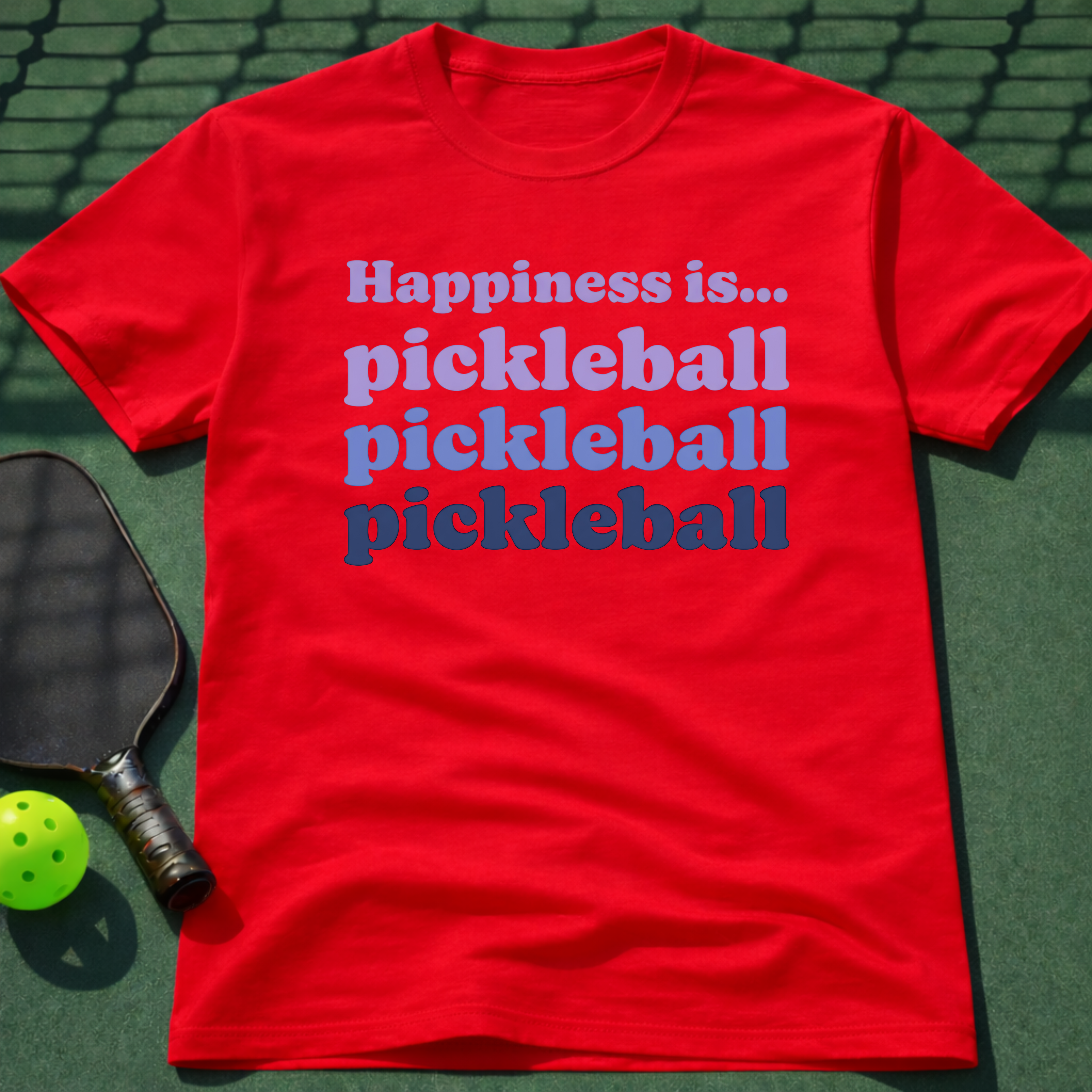 Happiness Is Pickleball T-Shirt